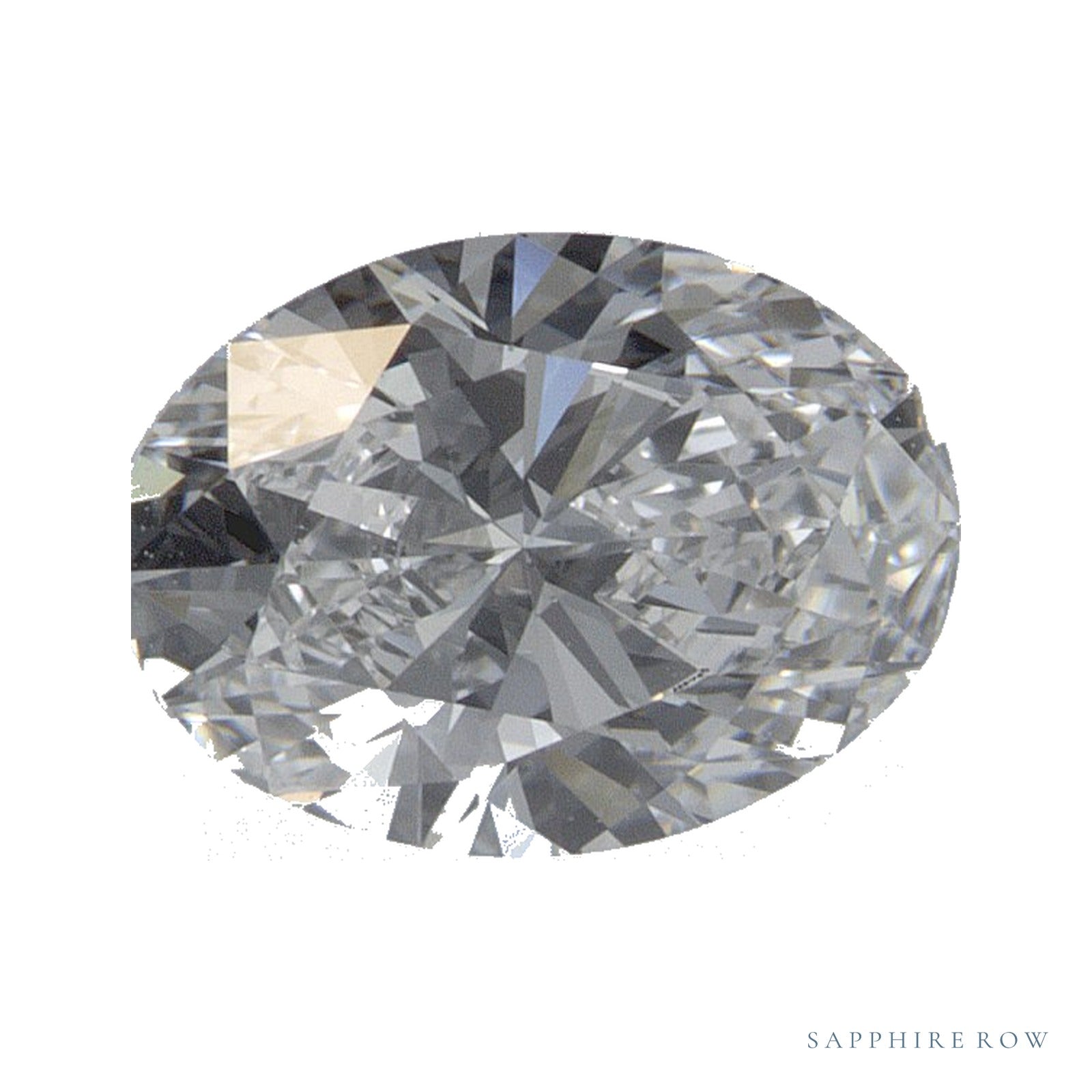 1.02 ct lab-grown diamond, oval cut | Sapphire Row · cut4