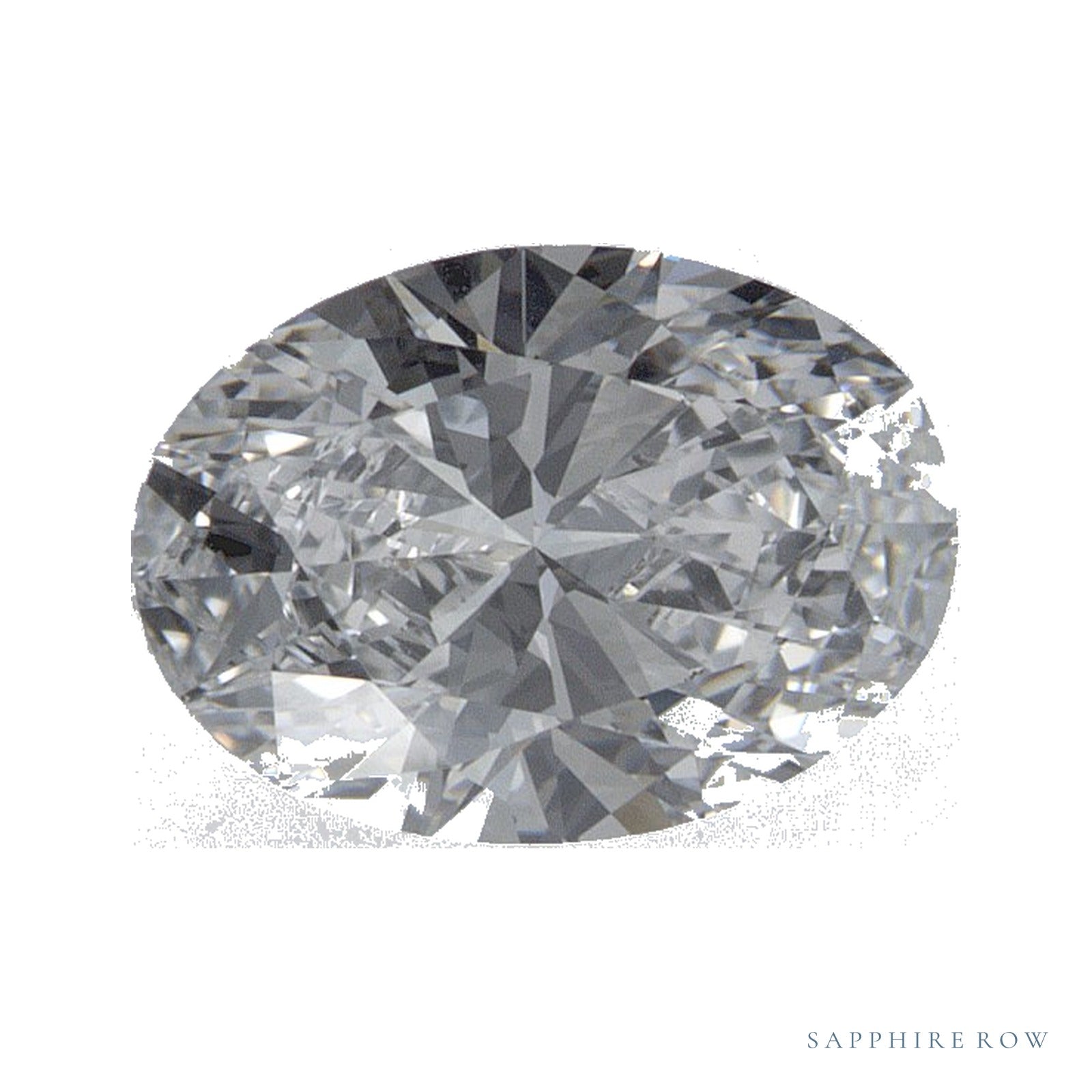 1.02 ct lab-grown diamond, oval cut | Sapphire Row · cut4