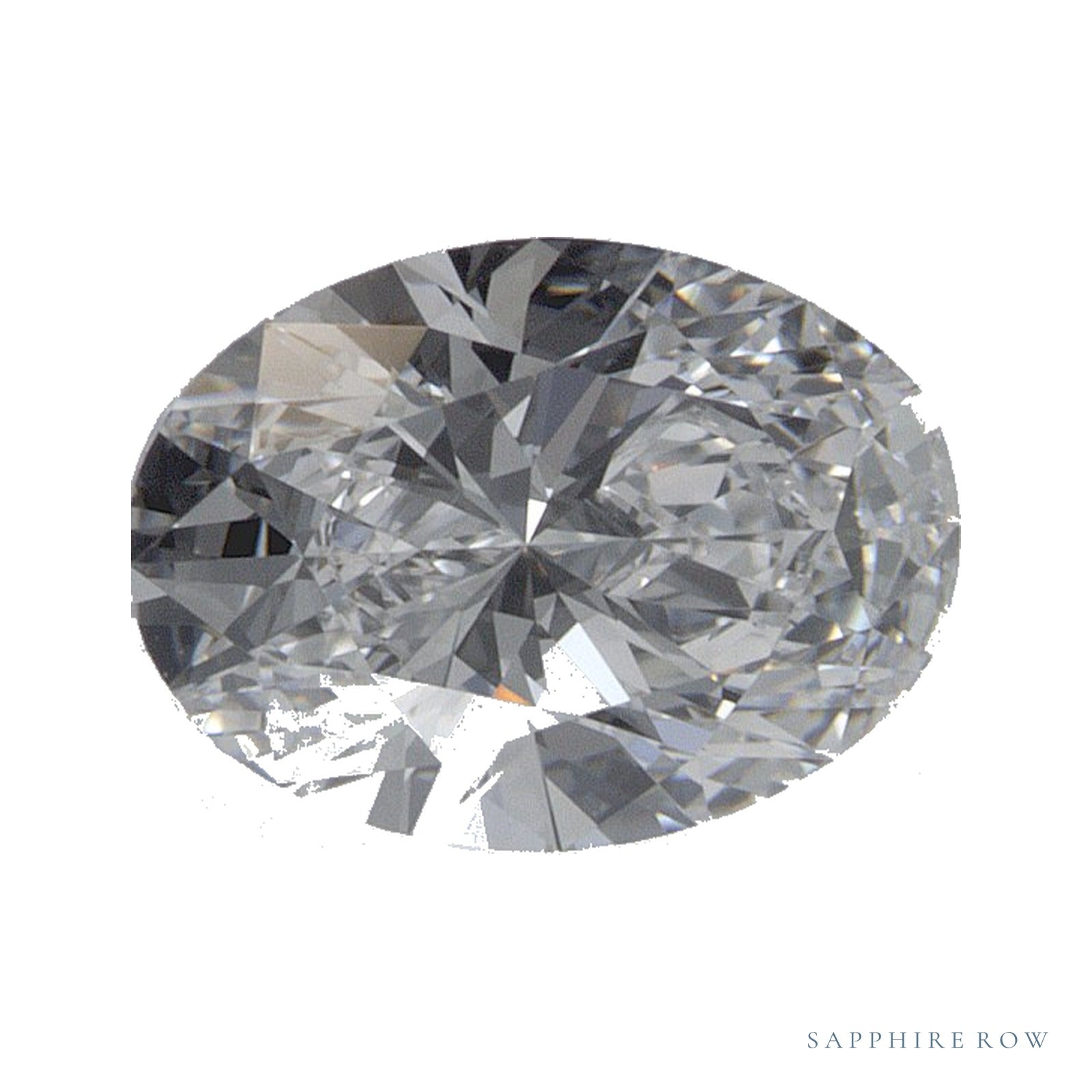 1.02 ct lab-grown diamond, oval cut | Sapphire Row · cut4