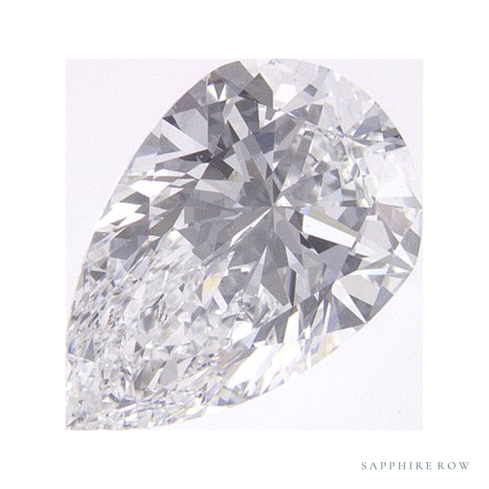 1.02 ct lab-grown diamond, pear cut | Sapphire Row · cut4