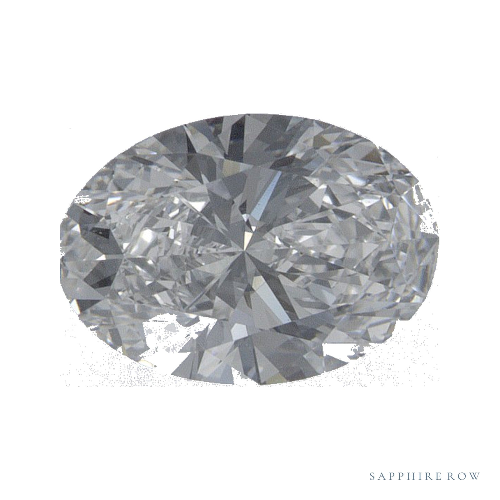 1.02 ct lab-grown diamond, oval cut | Sapphire Row · cut4