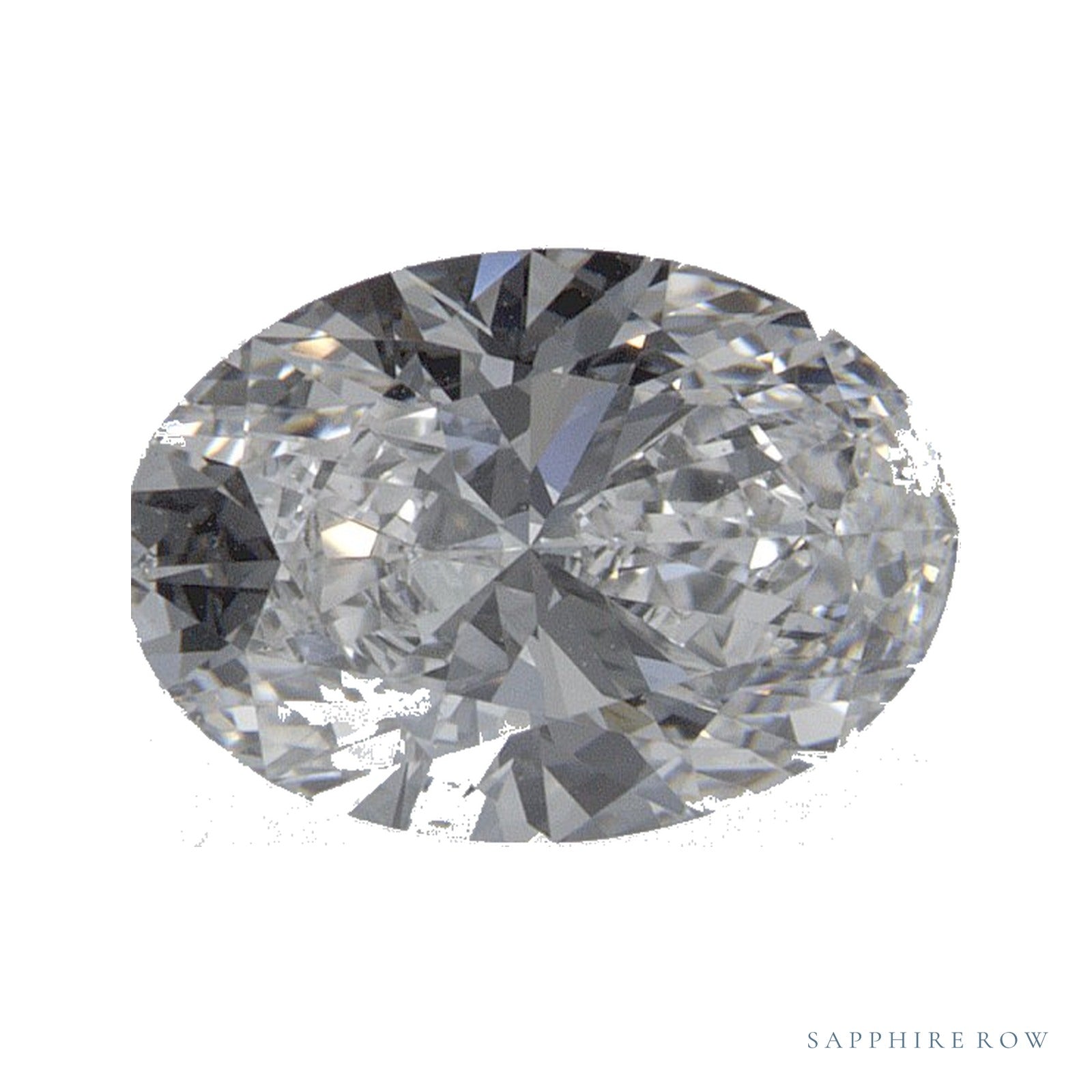 1.02 ct lab-grown diamond, oval cut | Sapphire Row · cut4