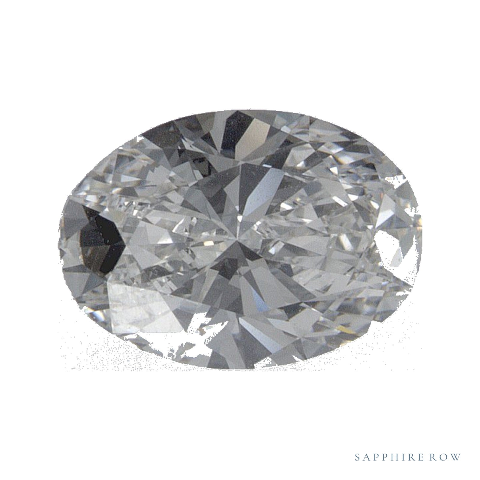 1.02 ct lab-grown diamond, oval cut | Sapphire Row · cut4