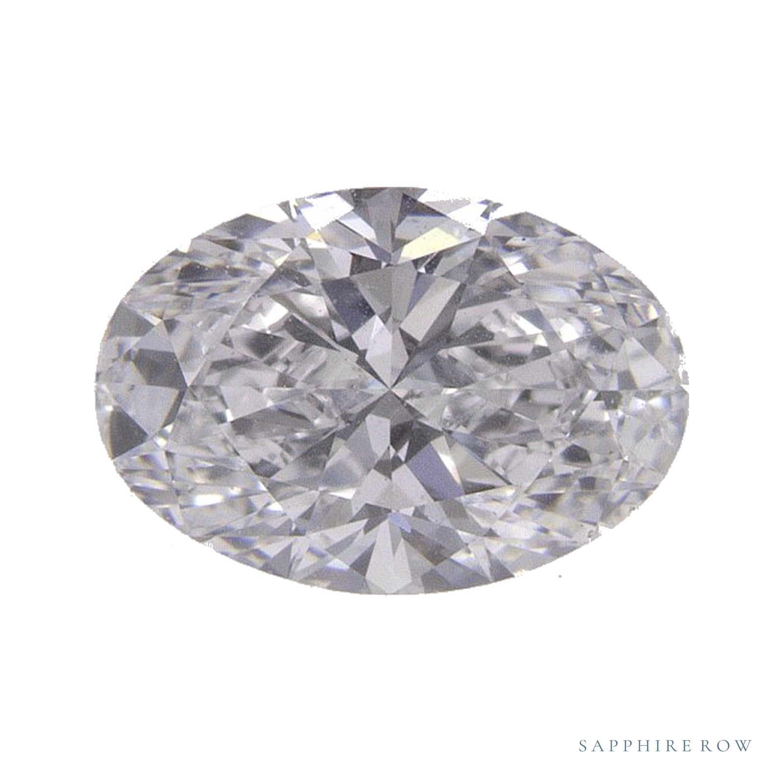 1.02 ct lab-grown diamond, oval cut | Sapphire Row · cut4