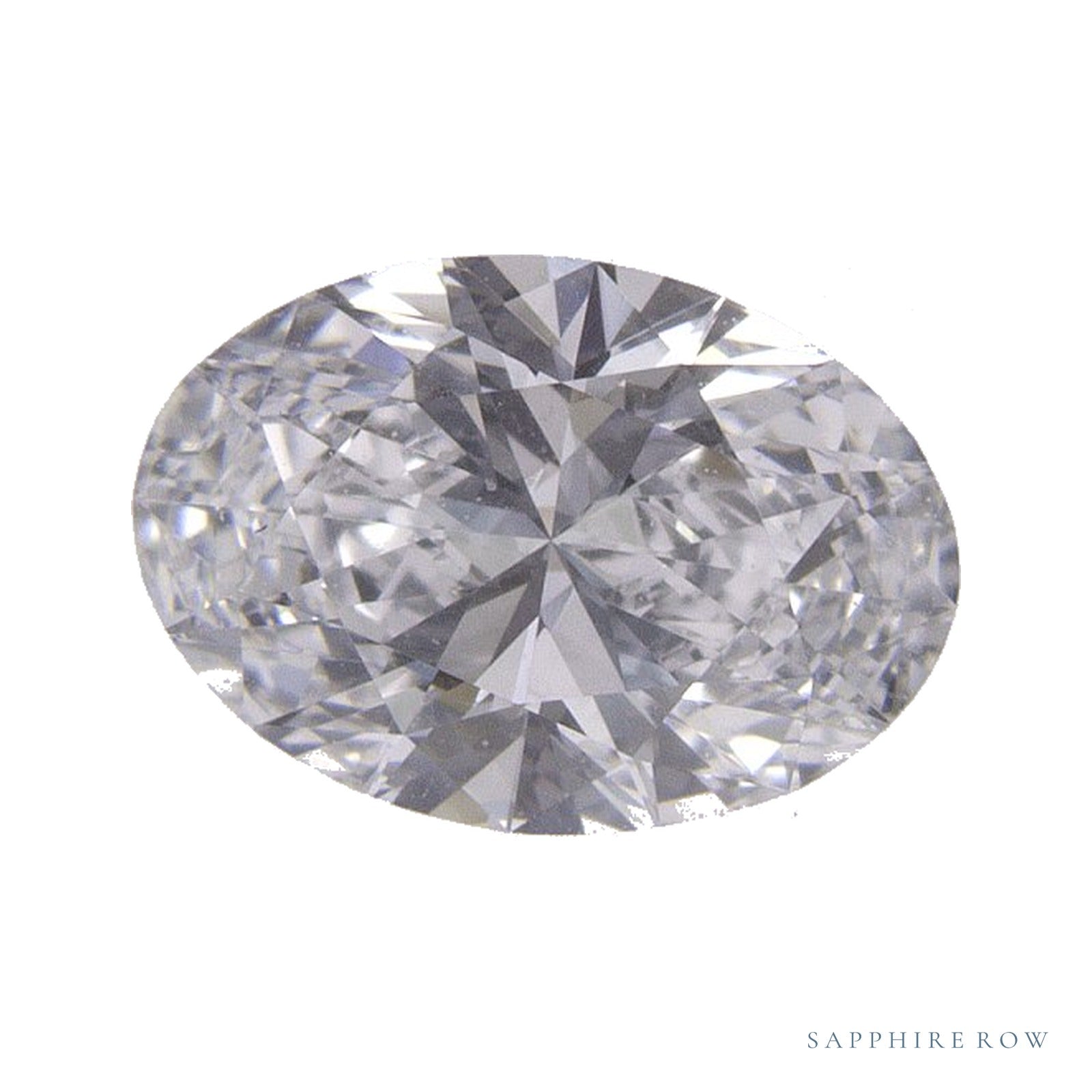 1.02 ct lab-grown diamond, oval cut | Sapphire Row · cut4