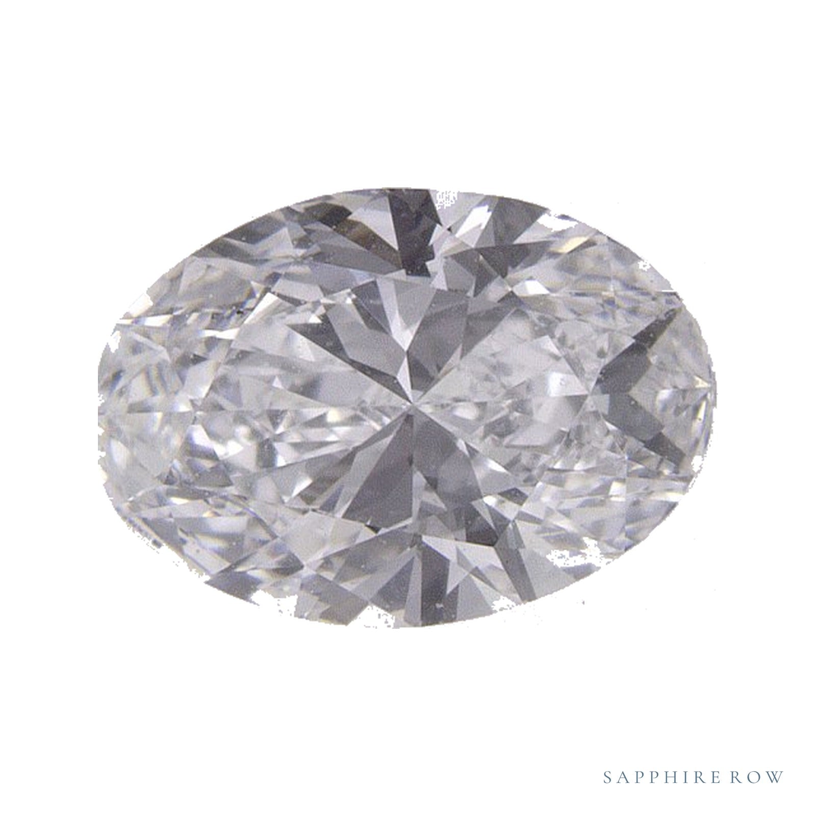 1.02 ct lab-grown diamond, oval cut | Sapphire Row · cut4