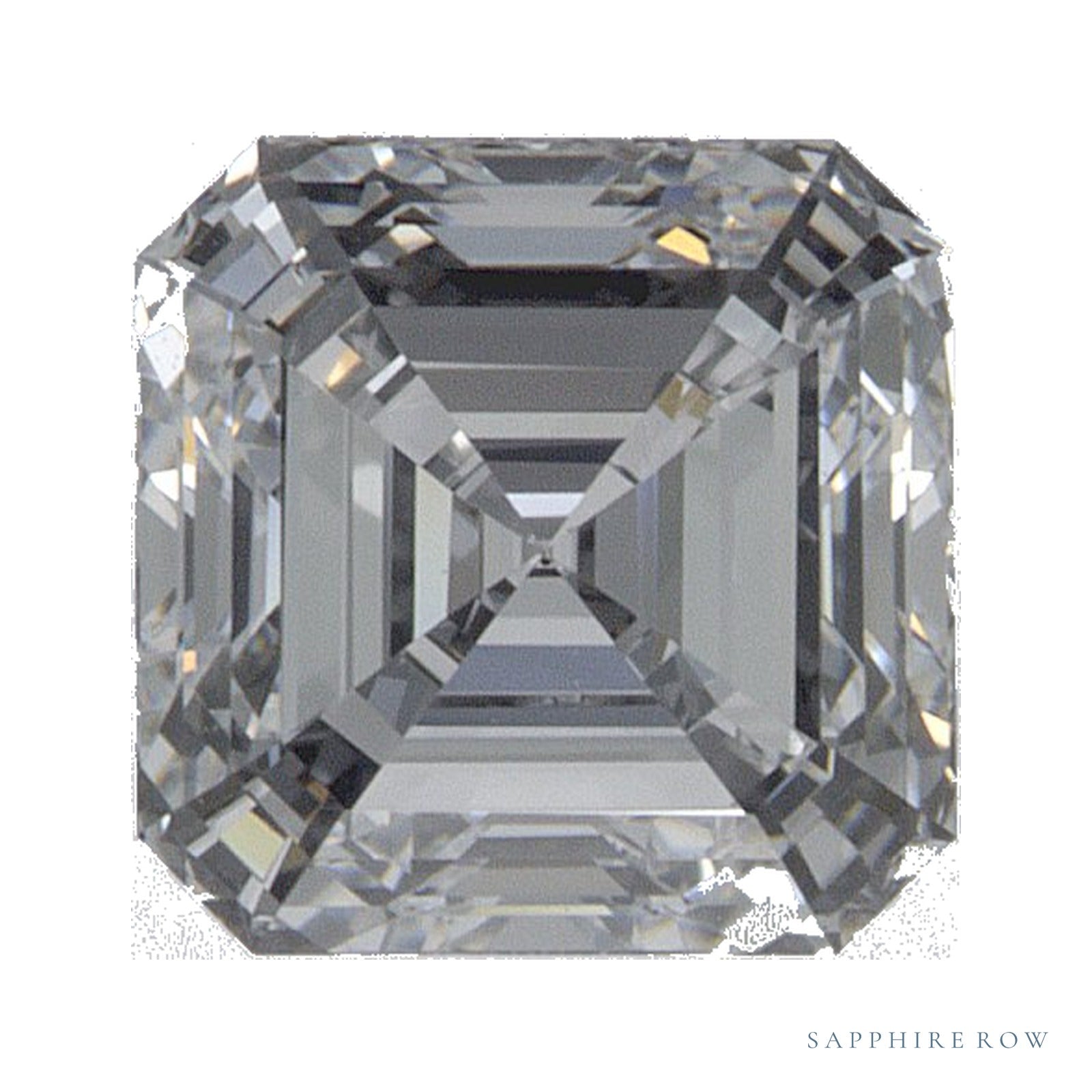 1.02 ct lab-grown diamond, asscher cut | Sapphire Row · cut4