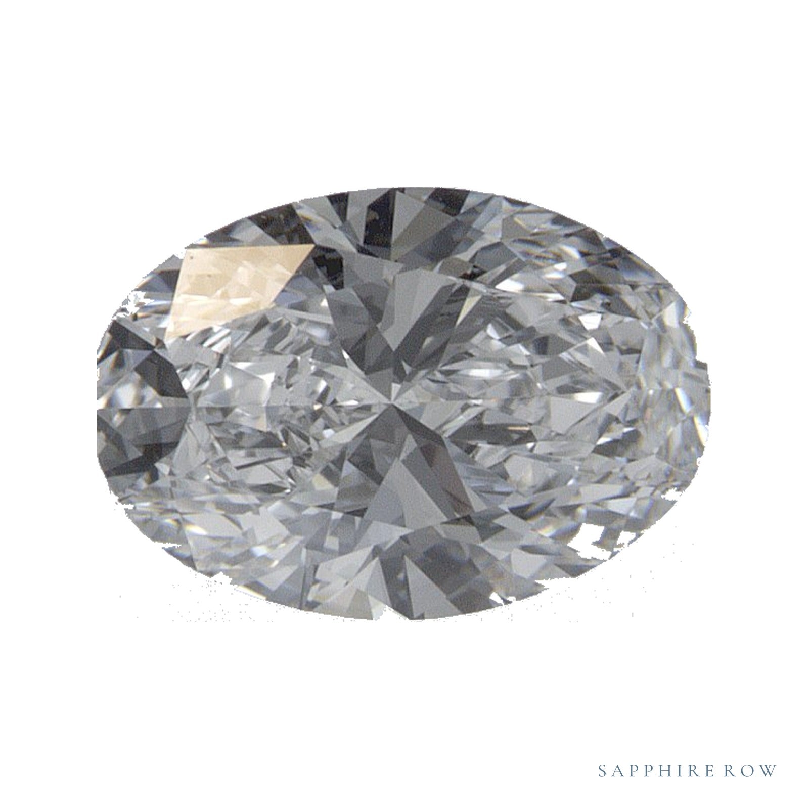 1.02 ct lab-grown diamond, oval cut | Sapphire Row · cut4