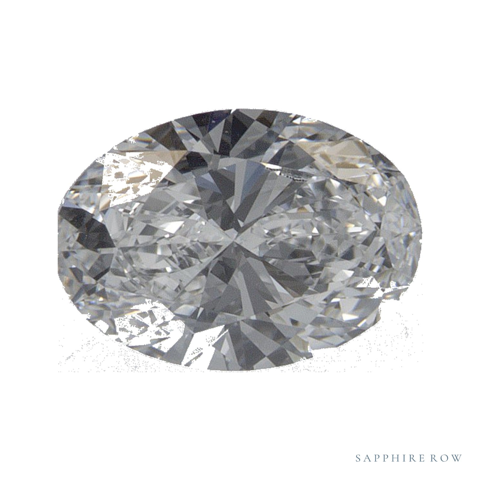 1.02 ct lab-grown diamond, oval cut | Sapphire Row · cut4