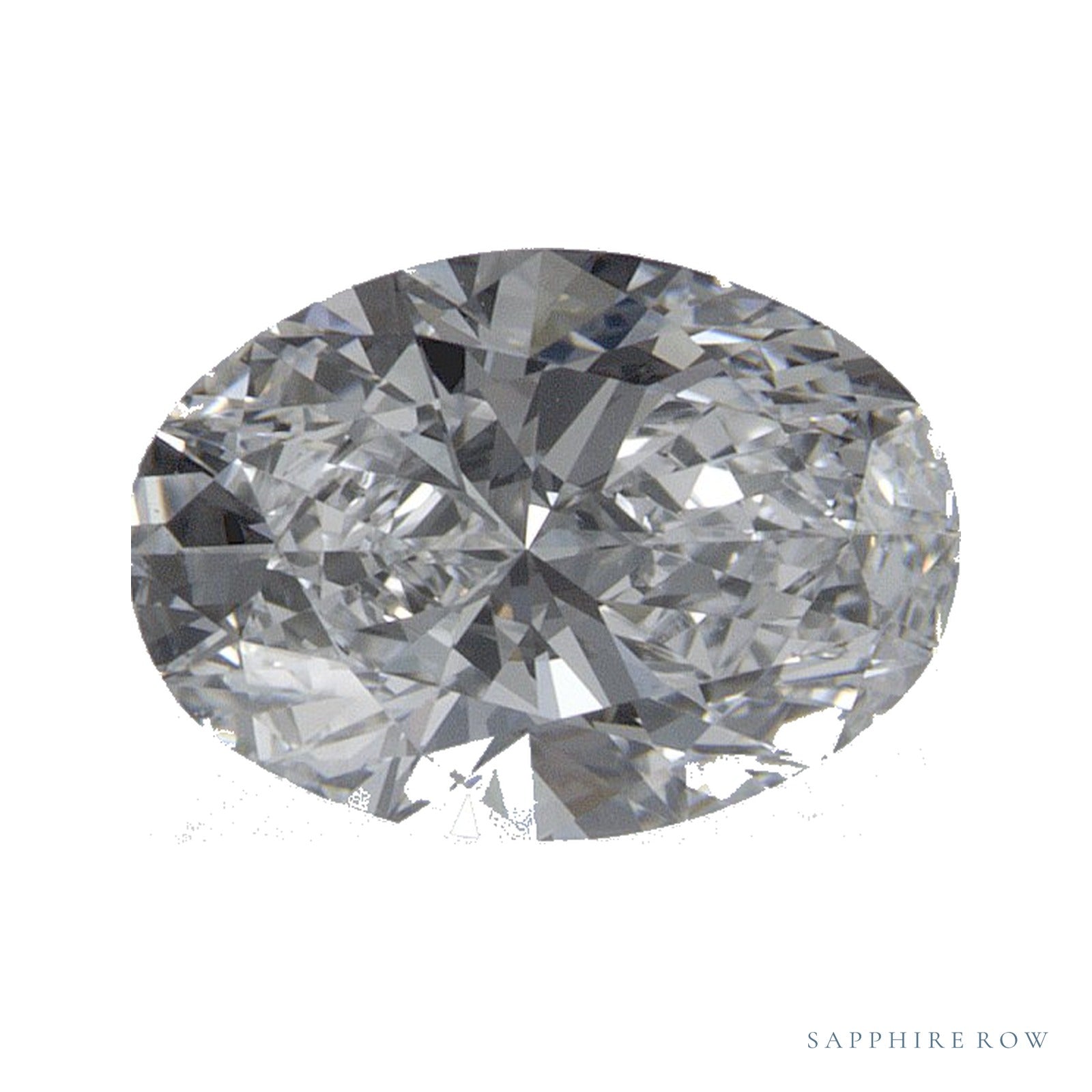 1.02 ct lab-grown diamond, oval cut | Sapphire Row · cut4