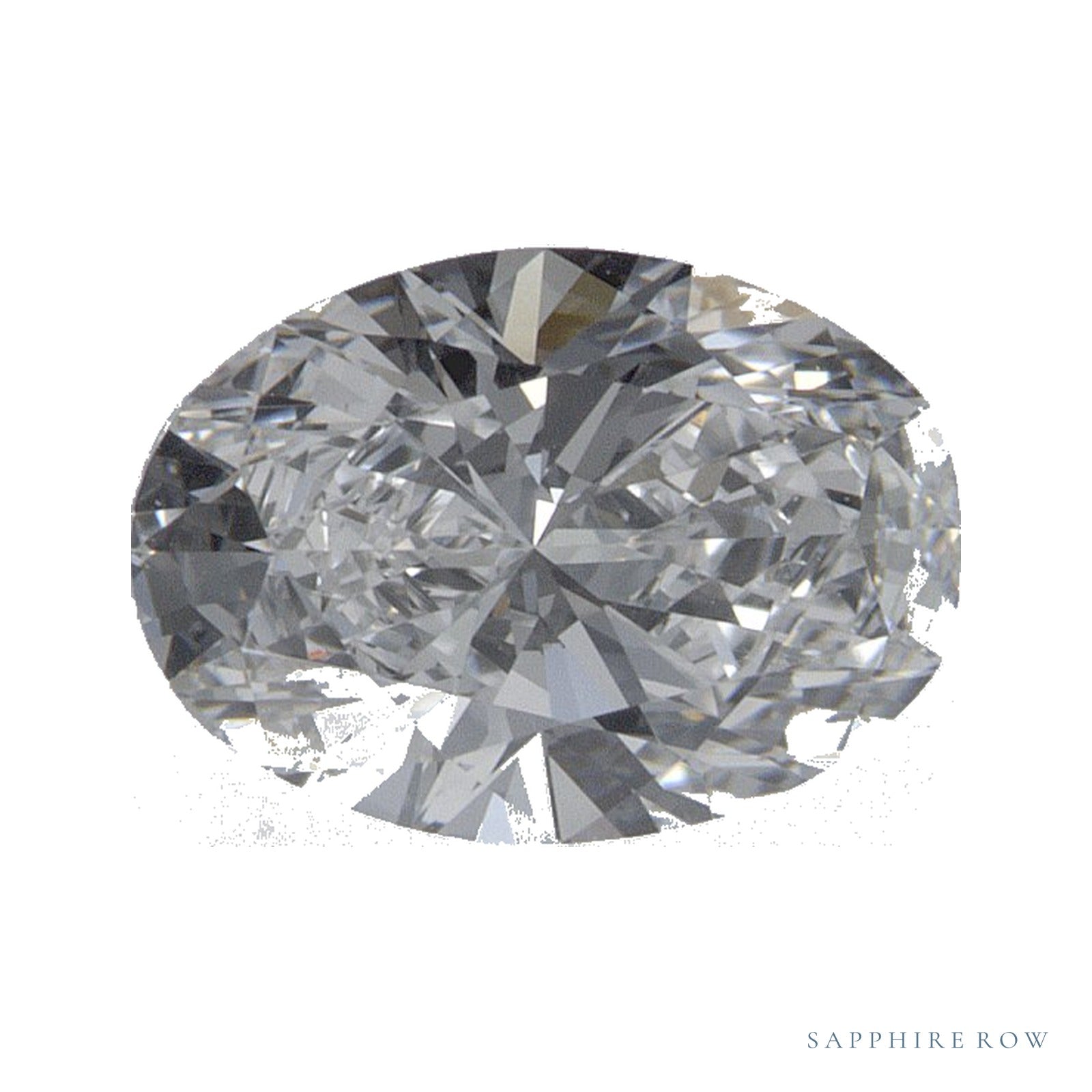 1.02 ct lab-grown diamond, oval cut | Sapphire Row · cut4