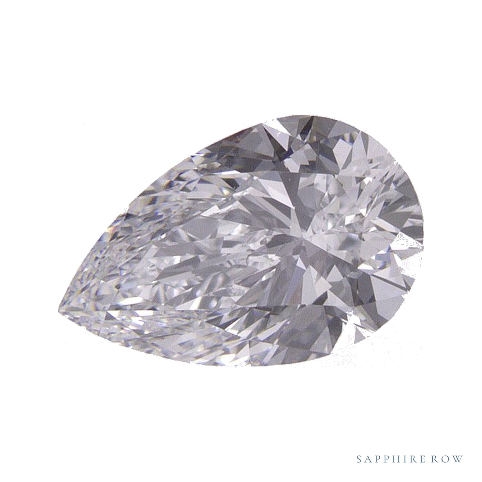 1.02 ct lab-grown diamond, pear cut | Sapphire Row · cut4