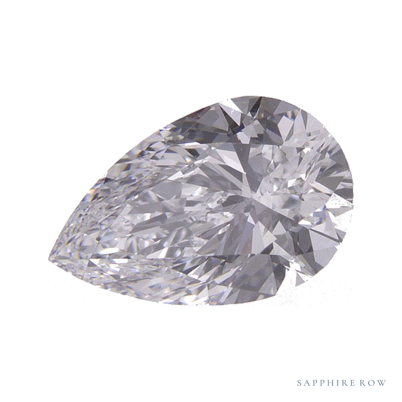 1.02 ct lab-grown diamond, pear cut | Sapphire Row · cut4