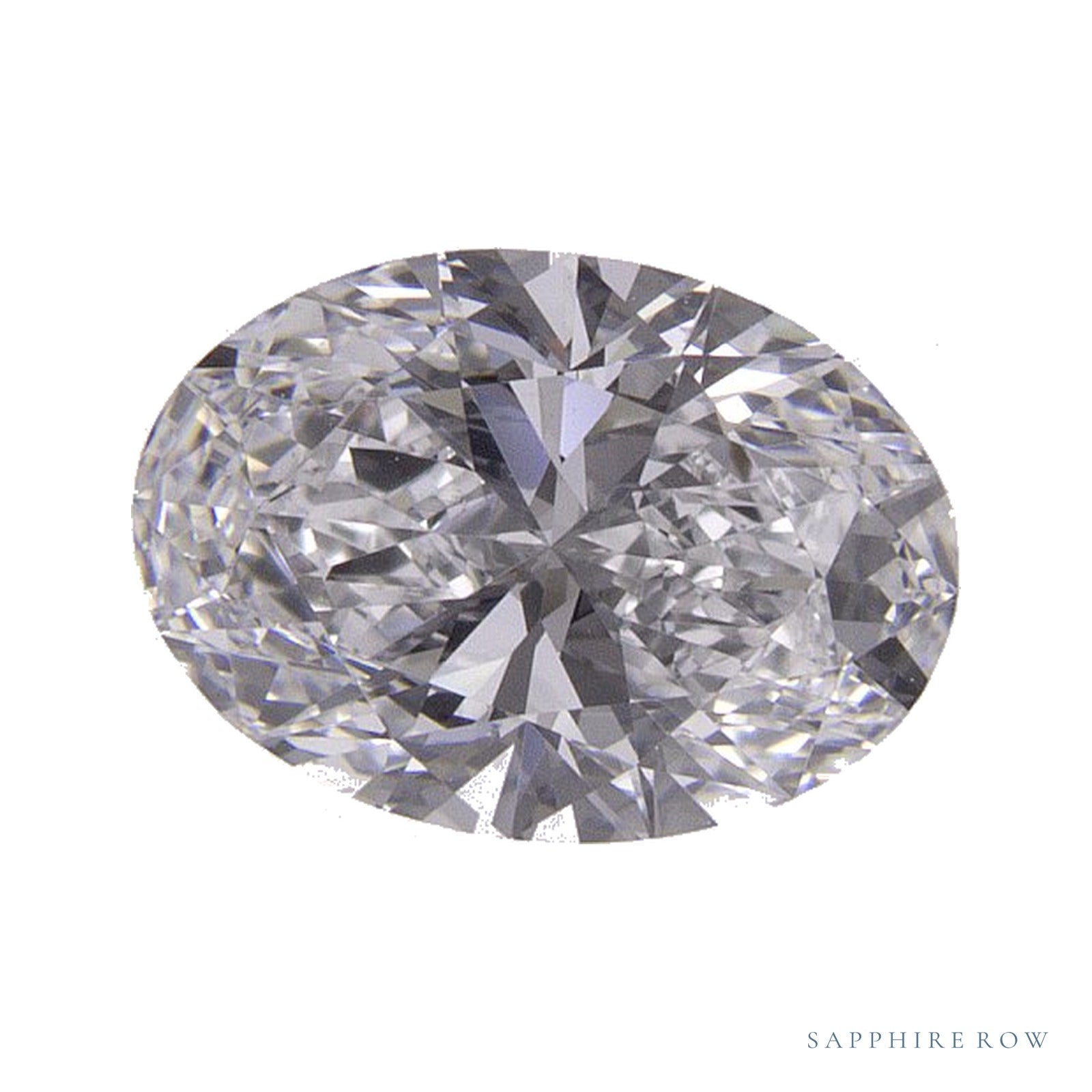 1.02 ct lab-grown diamond, oval cut | Sapphire Row · cut4