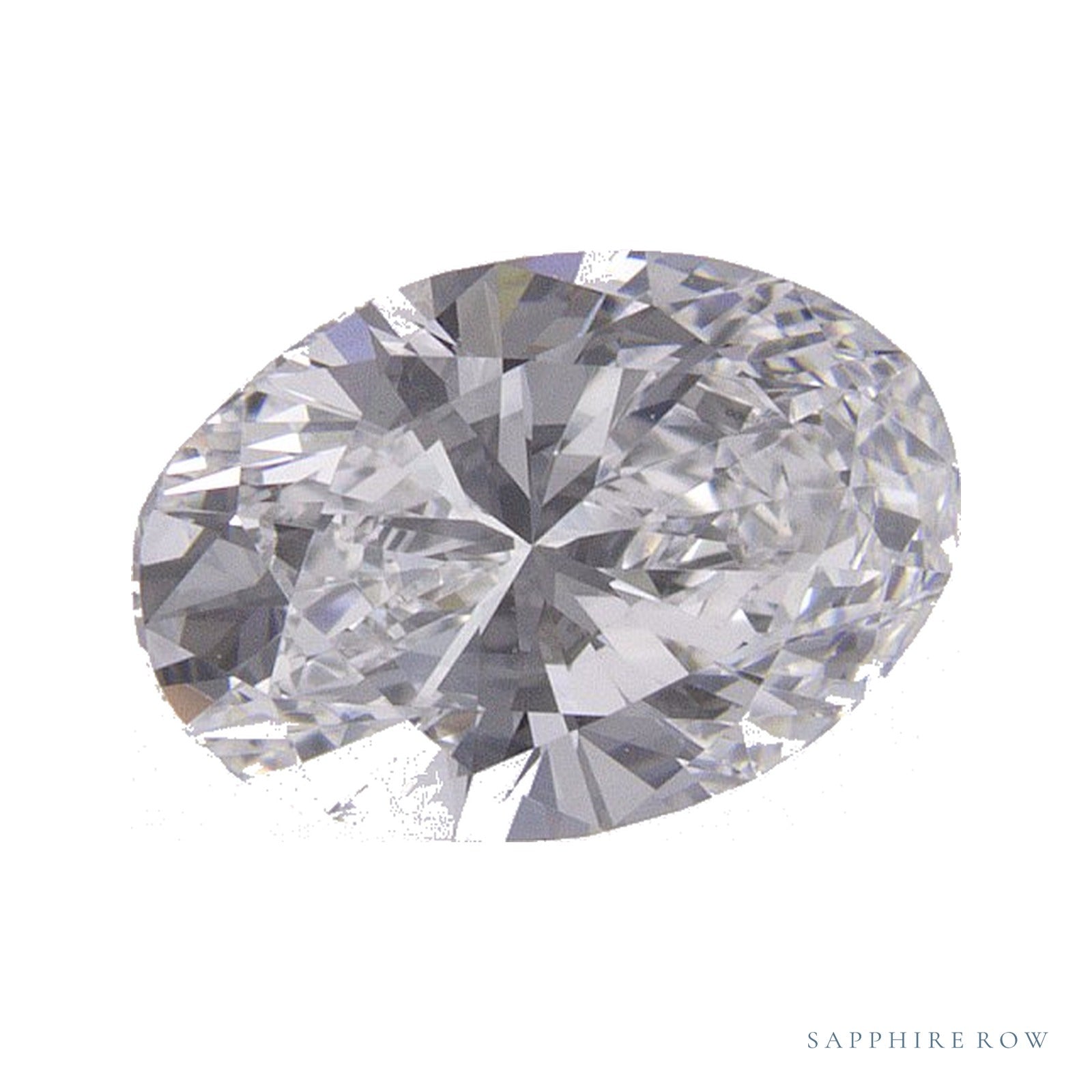 1.02 ct lab-grown diamond, oval cut | Sapphire Row · cut4