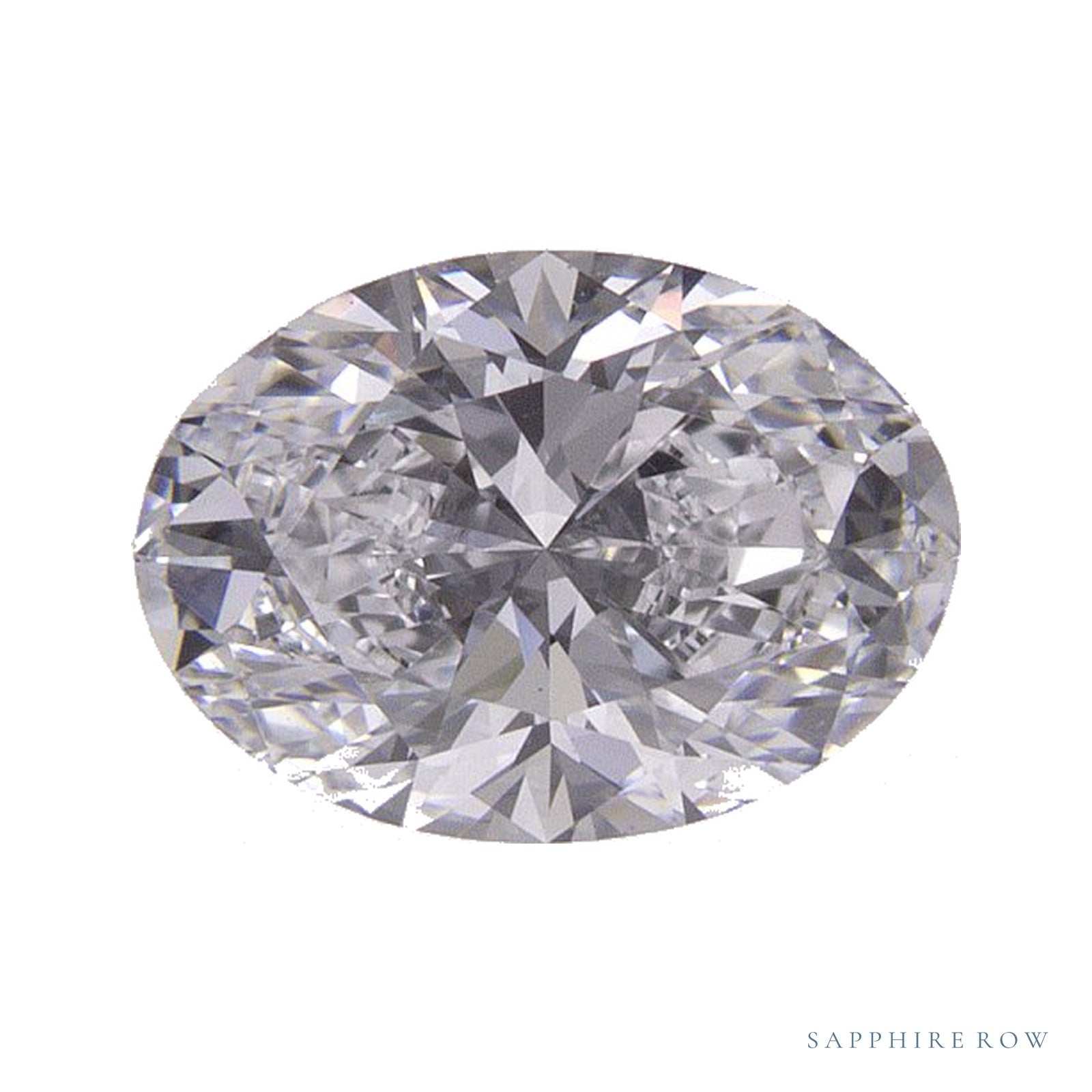 1.02 ct lab-grown diamond, oval cut | Sapphire Row · cut4