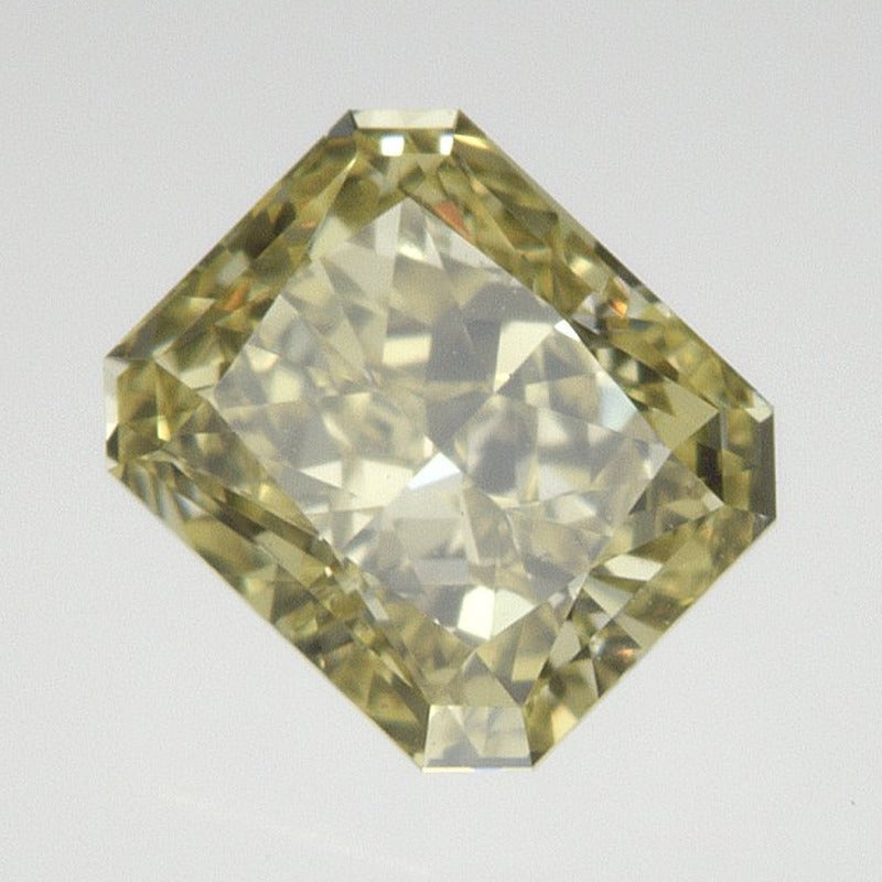 1.01 ct lab-grown fancy intense yellow diamond, radiant cut | Sapphire Row · cut7