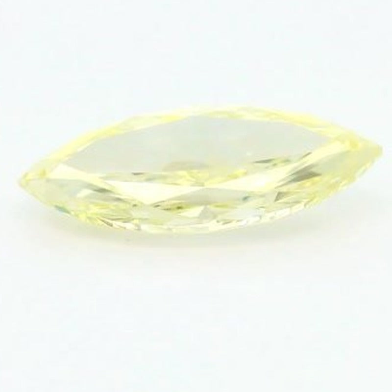1.01 ct lab-grown fancy vivid yellow diamond, marquise cut | Sapphire Row · cut7