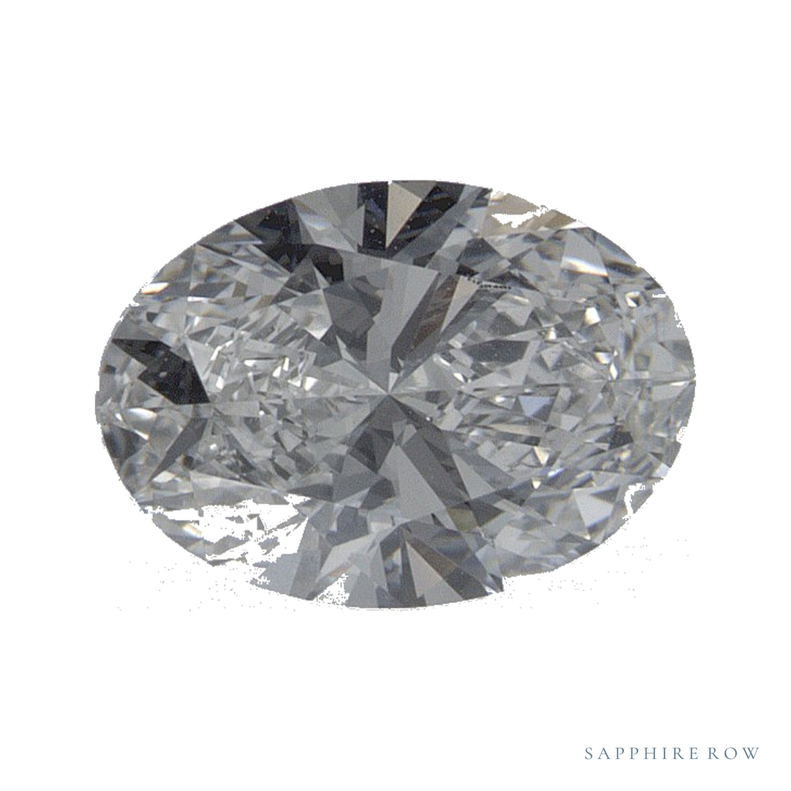 1.01 ct lab-grown diamond, oval cut | Sapphire Row · cut4
