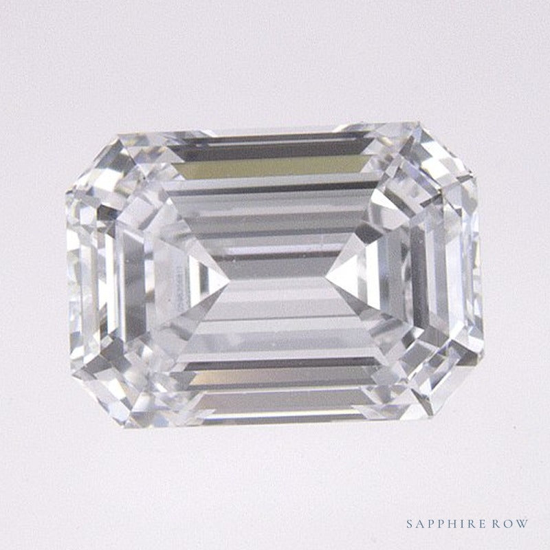 1.01 ct lab-grown diamond, emerald cut | Sapphire Row · cut7
