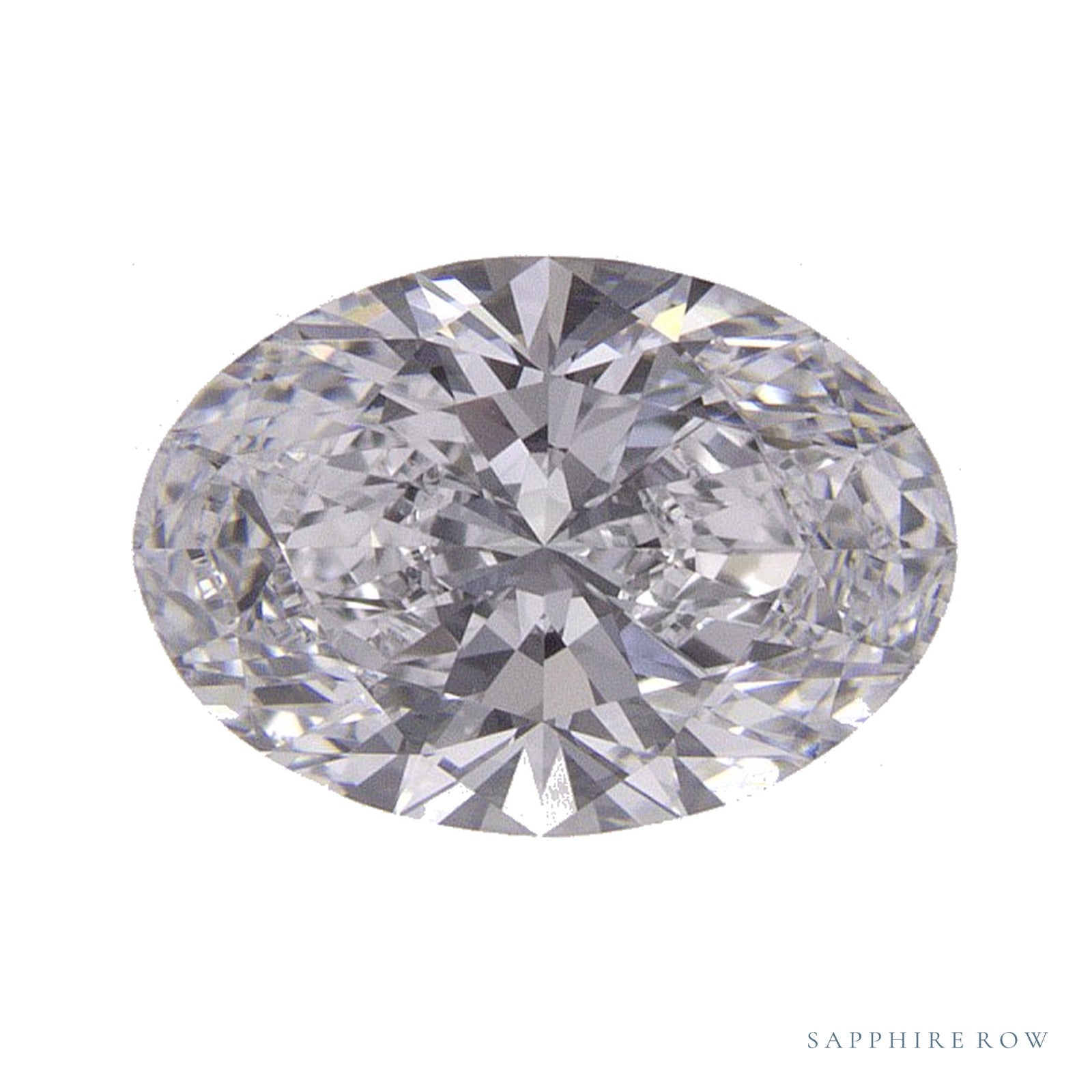 1.01 ct lab-grown diamond, oval cut | Sapphire Row · cut4