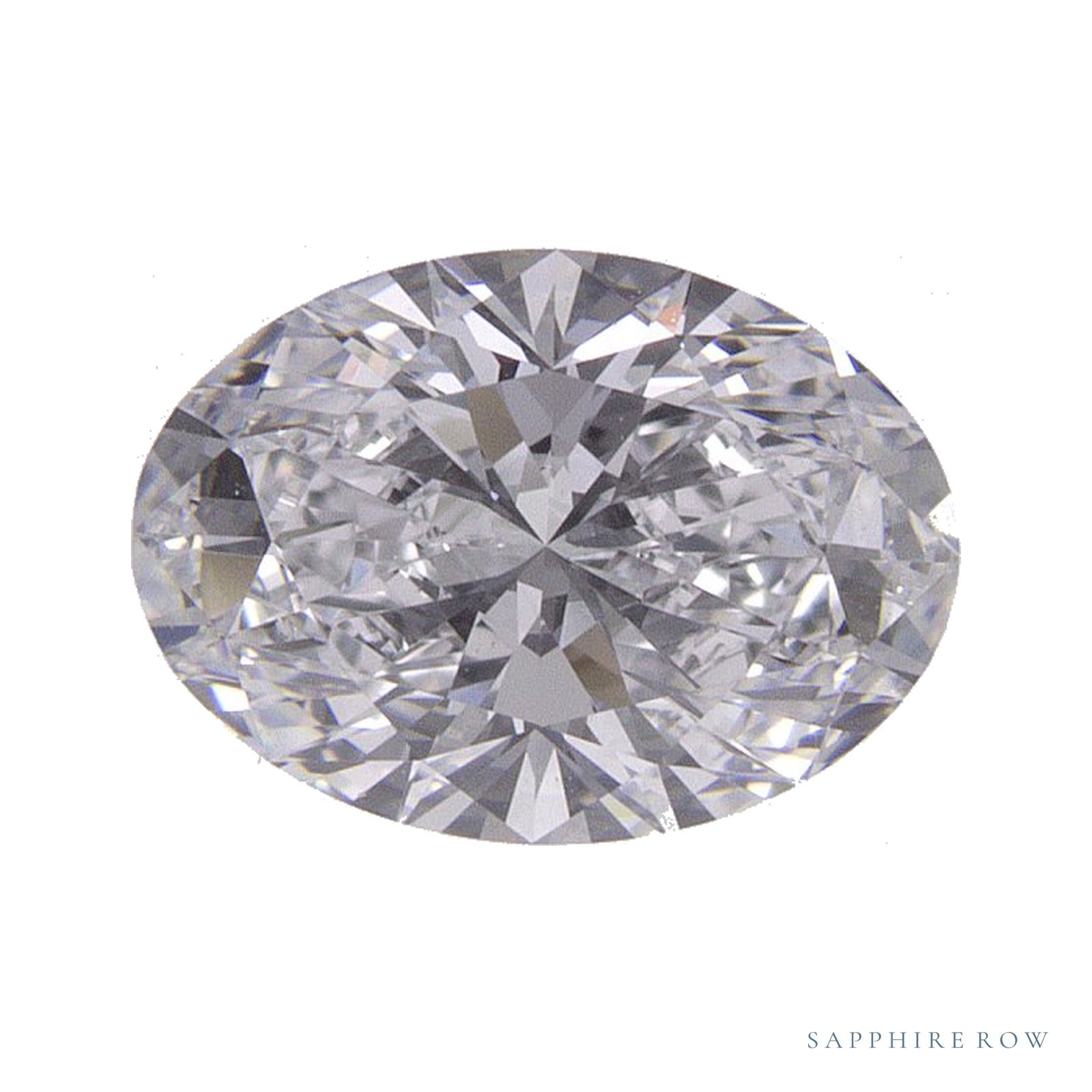 1.01 ct lab-grown diamond, oval cut | Sapphire Row · cut4