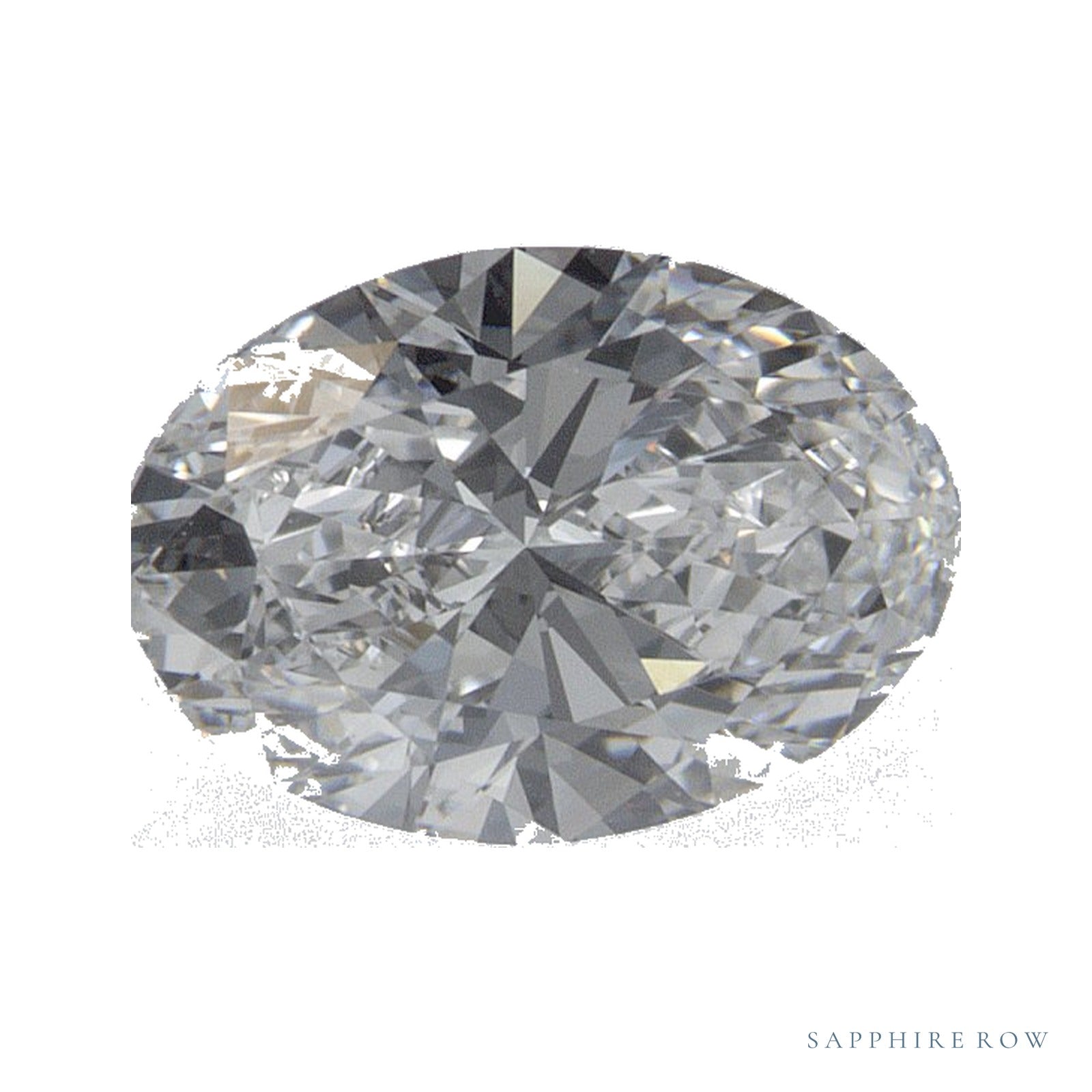 1.01 ct lab-grown diamond, oval cut | Sapphire Row · cut4