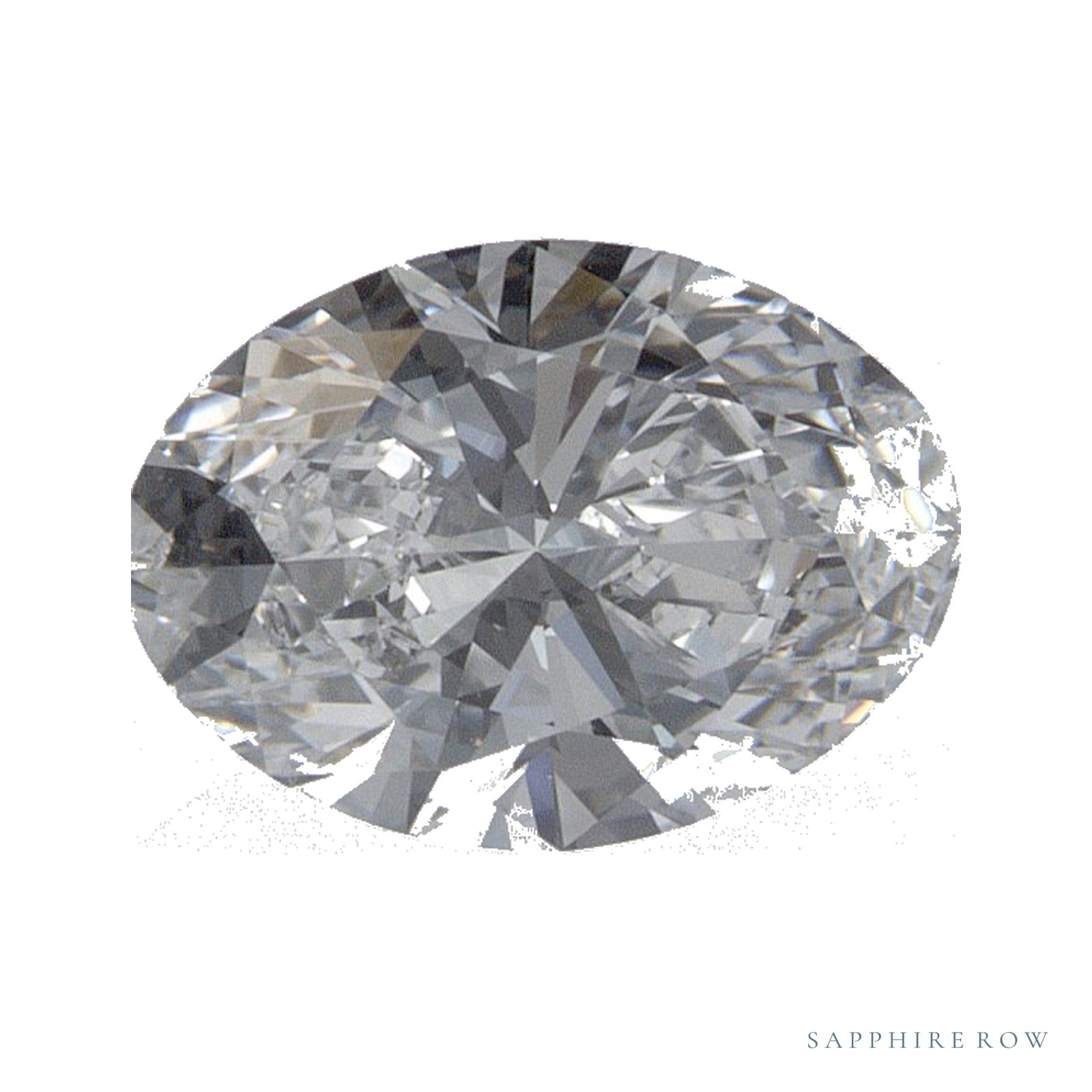 1.01 ct lab-grown diamond, oval cut | Sapphire Row · cut4