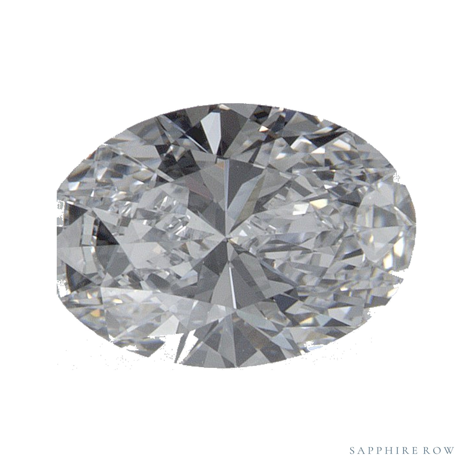 1.01 ct lab-grown diamond, oval cut | Sapphire Row · cut4