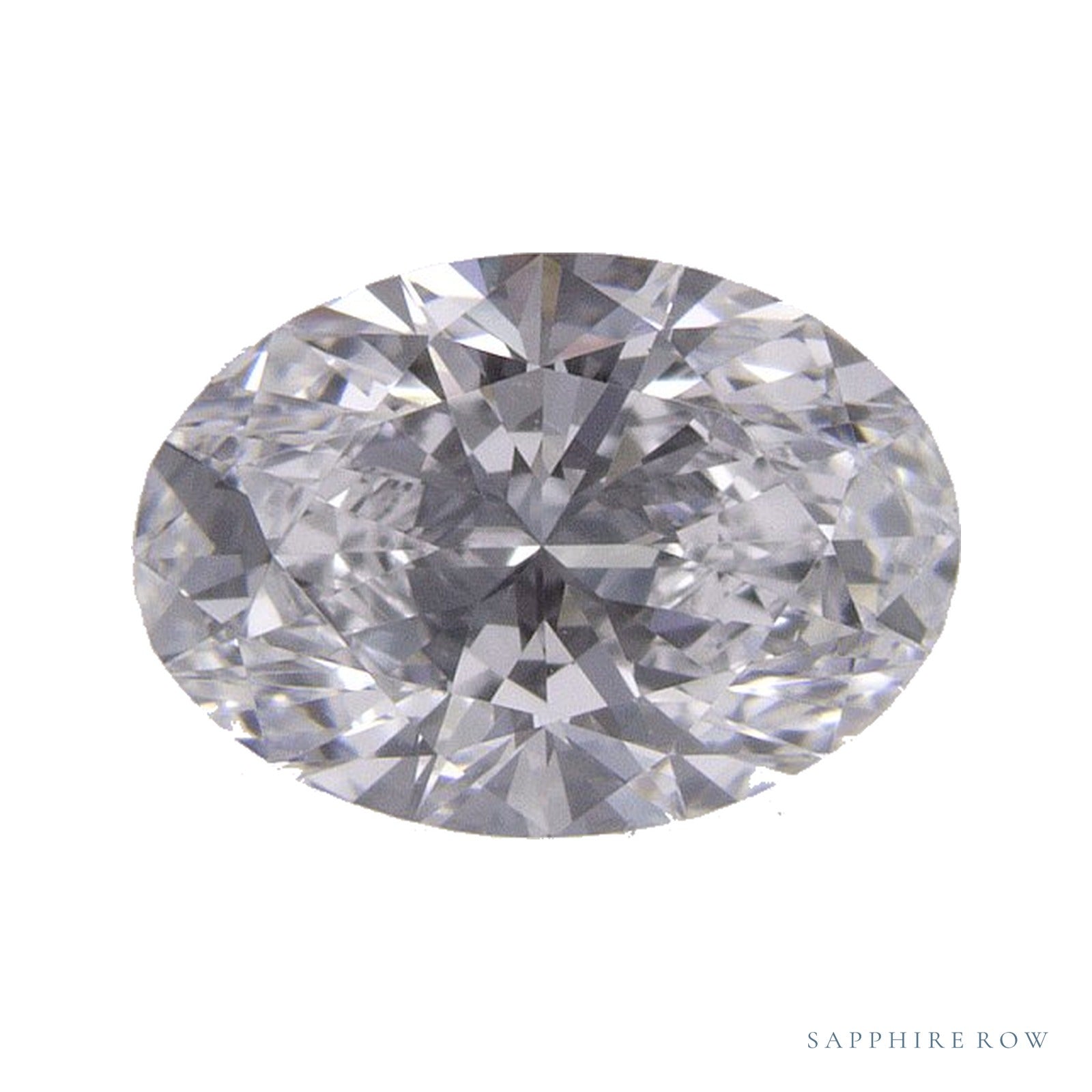 1.01 ct lab-grown diamond, oval cut | Sapphire Row · cut4