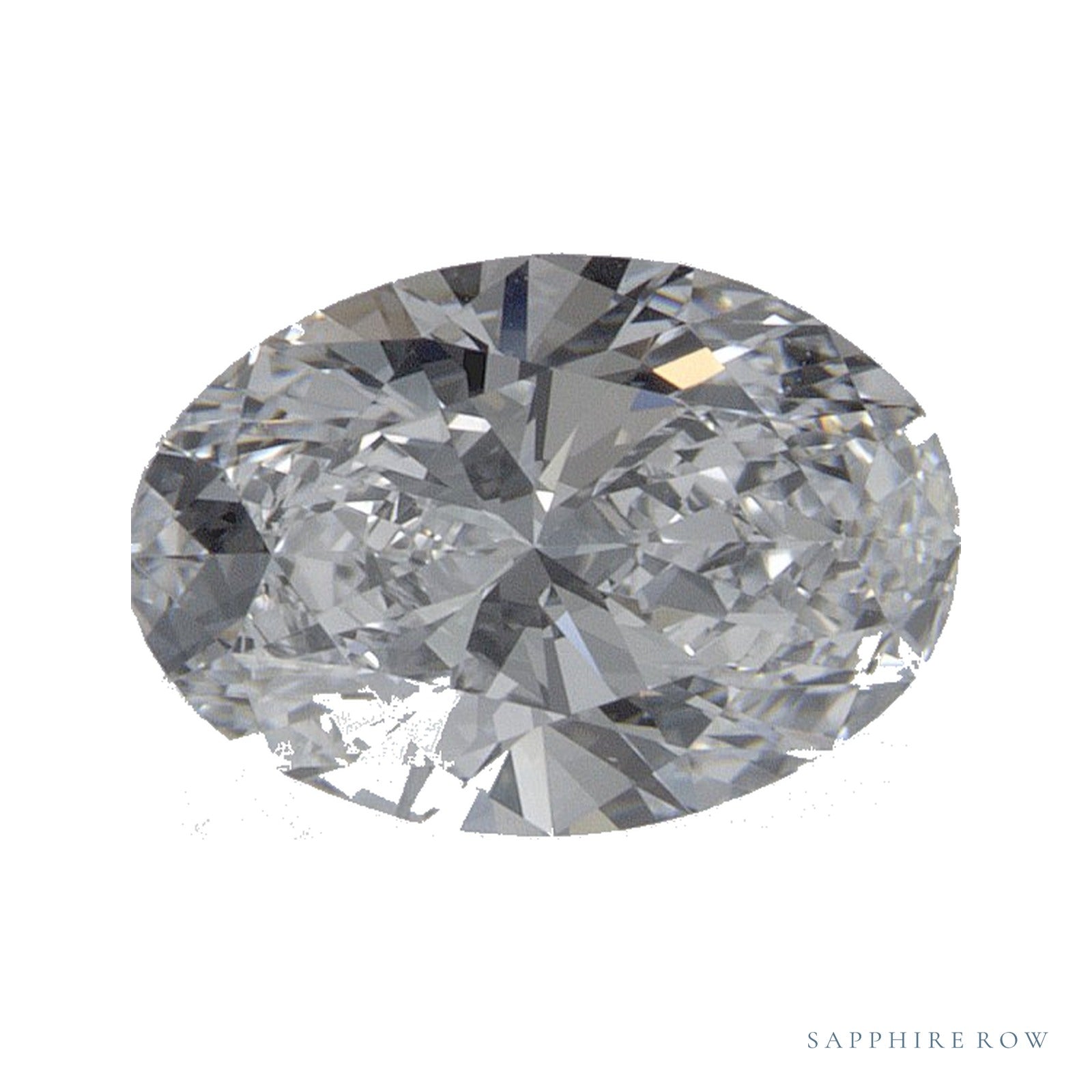 1.01 ct lab-grown diamond, oval cut | Sapphire Row · cut4