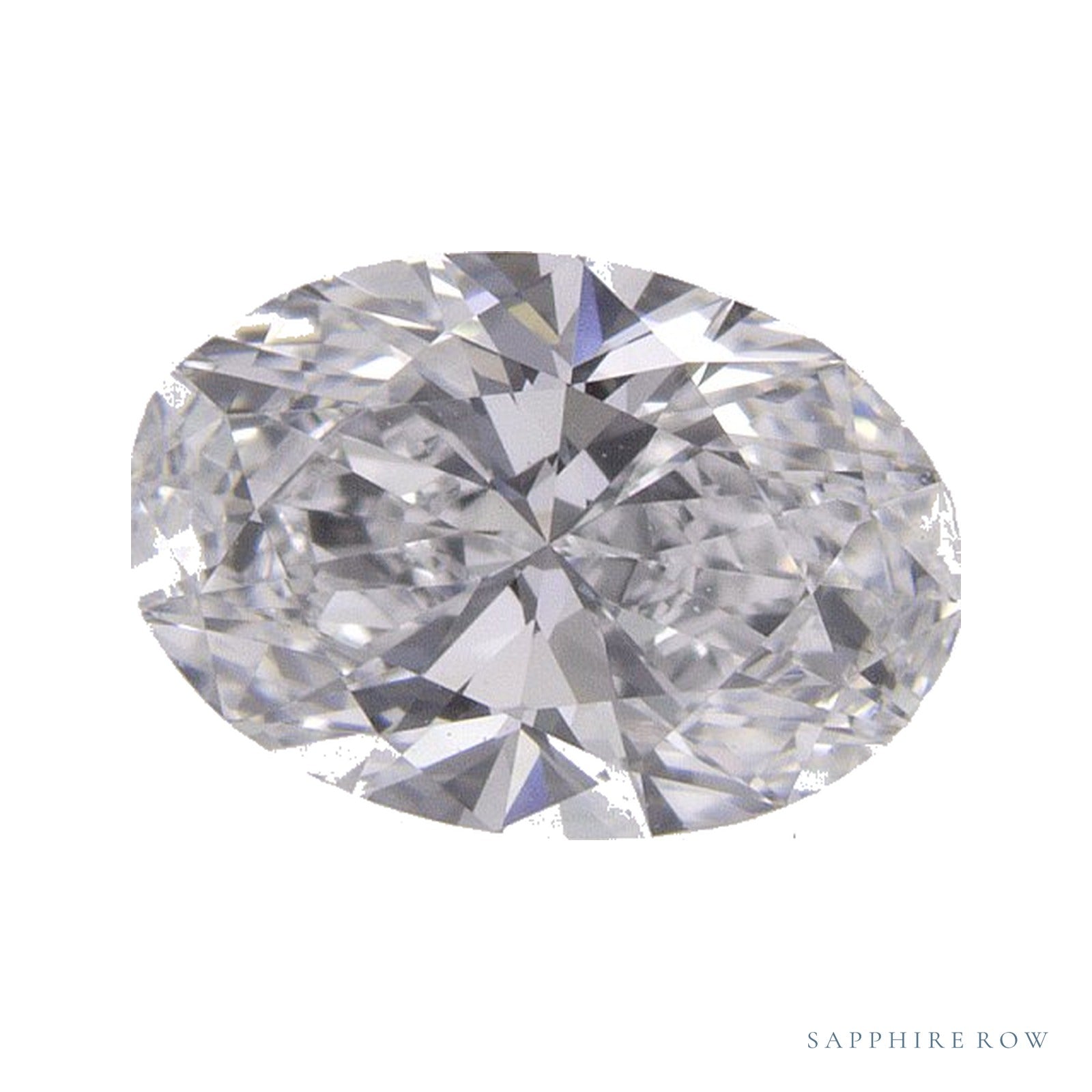 1.01 ct lab-grown diamond, oval cut | Sapphire Row · cut4
