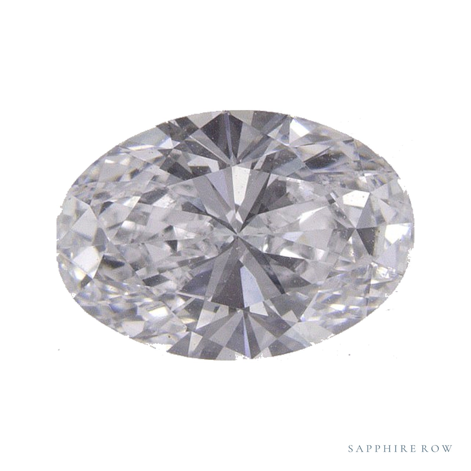 1.01 ct lab-grown diamond, oval cut | Sapphire Row · cut4