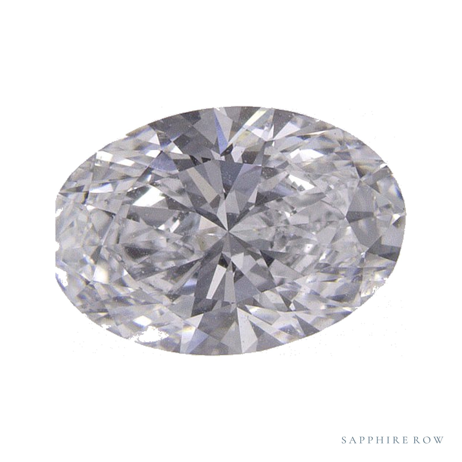 1.01 ct lab-grown diamond, oval cut | Sapphire Row · cut4