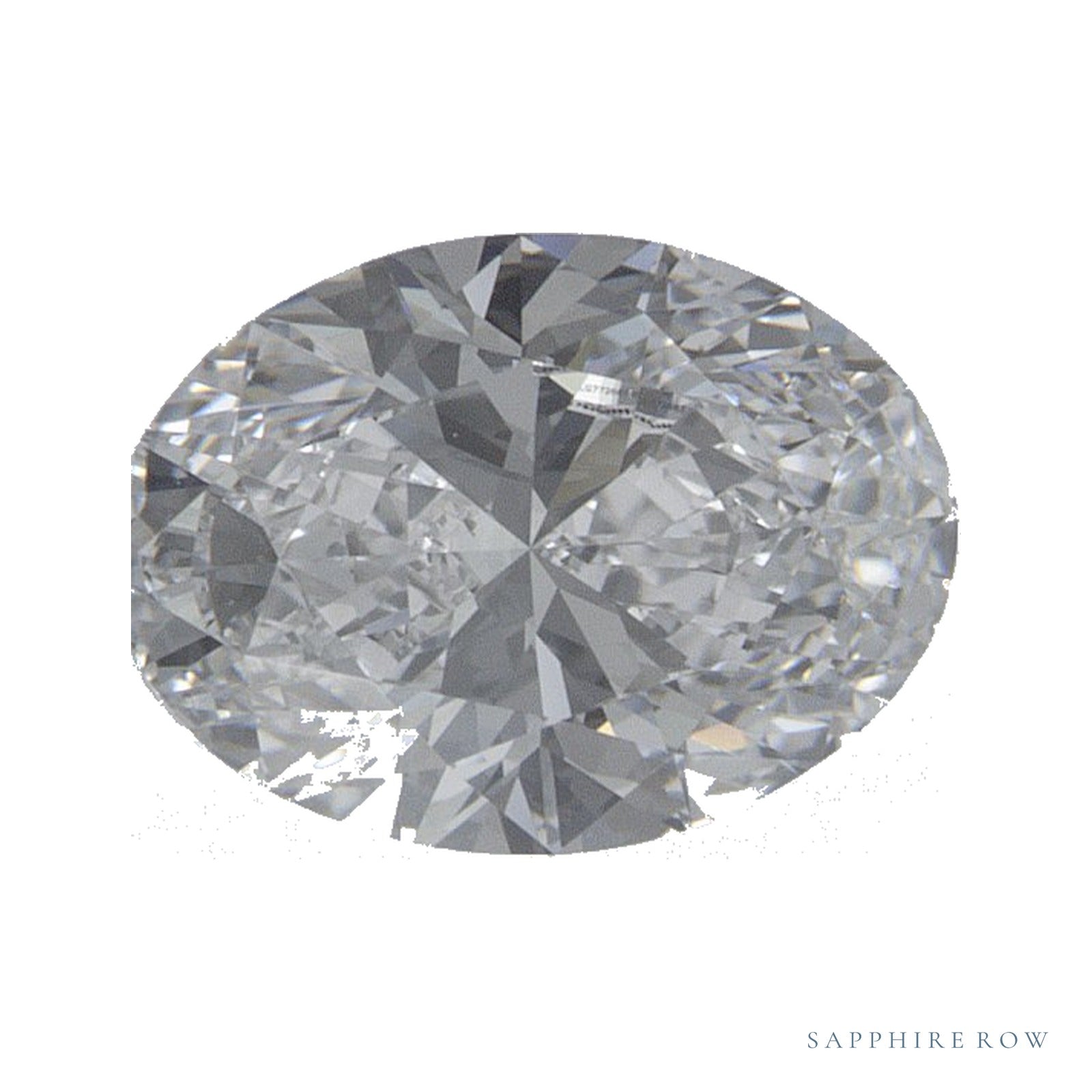 1.01 ct lab-grown diamond, oval cut | Sapphire Row · cut4