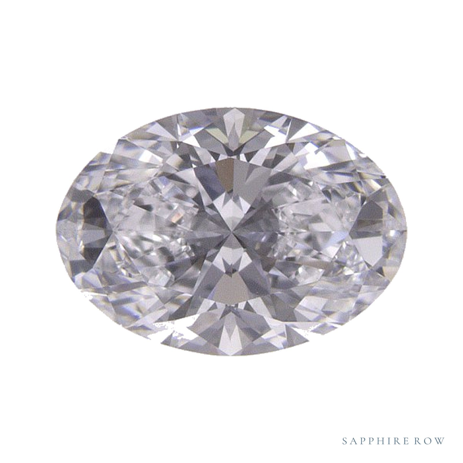 1.01 ct lab-grown diamond, oval cut | Sapphire Row · cut4