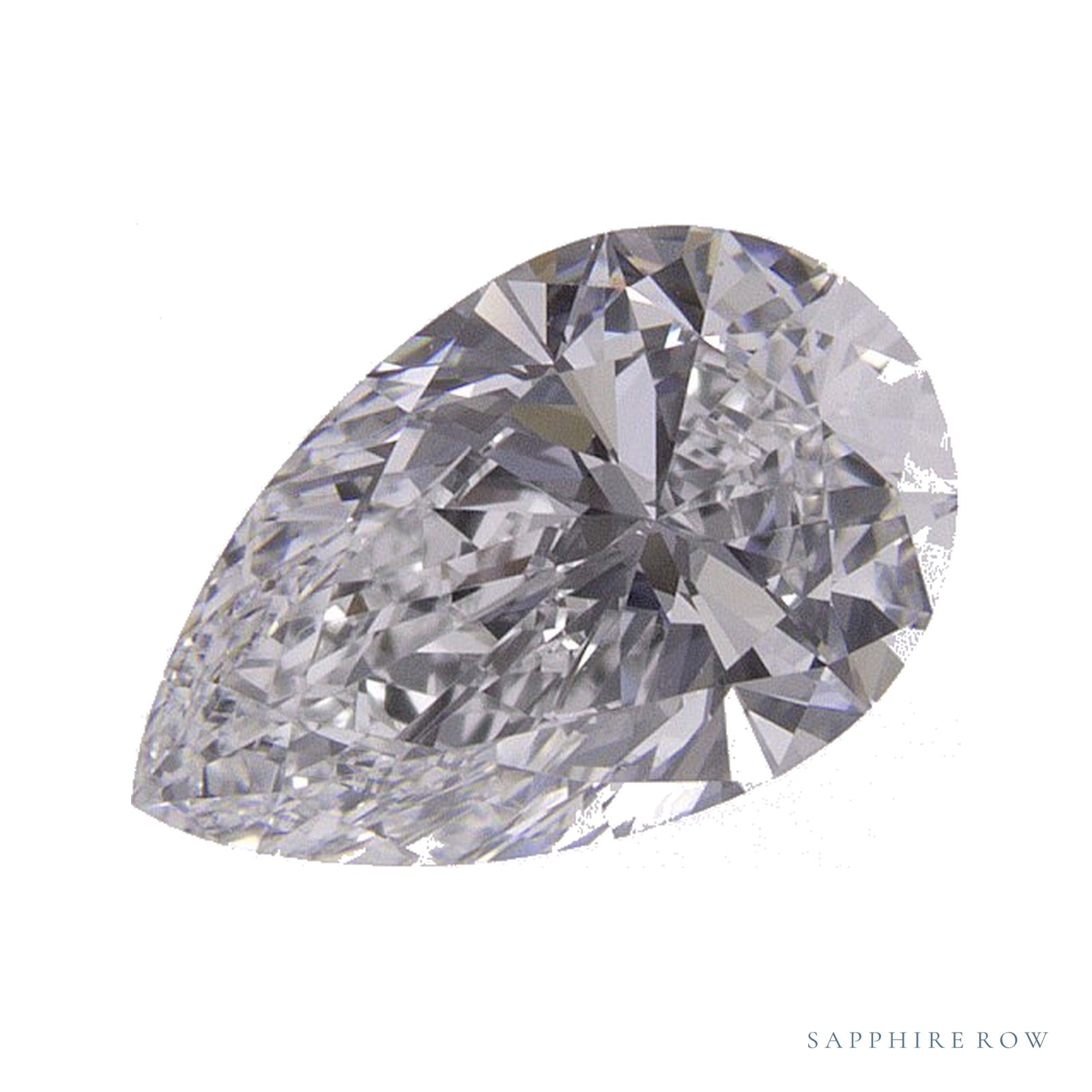 1.01 ct lab-grown diamond, pear cut | Sapphire Row · cut4