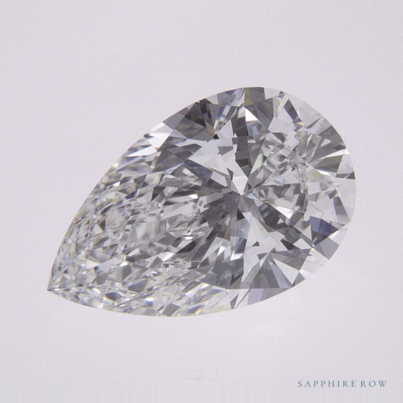 1.01 ct lab-grown diamond, pear cut | Sapphire Row · cut7