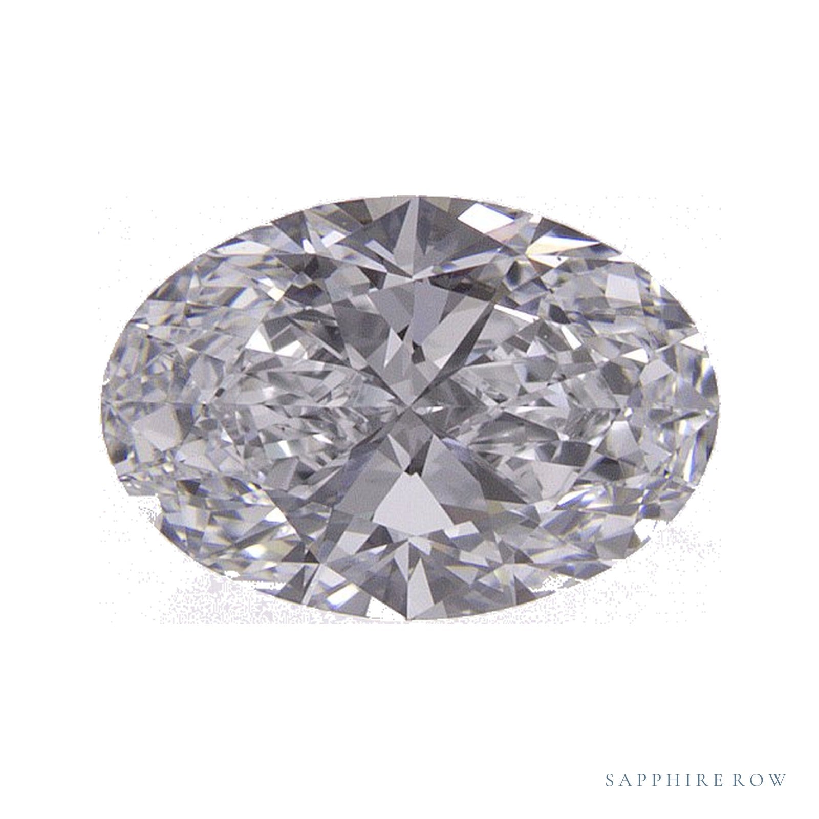1.01 ct lab-grown diamond, oval cut | Sapphire Row · cut4