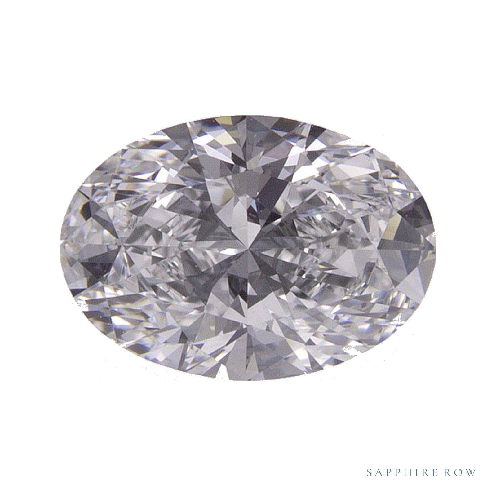 1.01 ct lab-grown diamond, oval cut | Sapphire Row · cut4