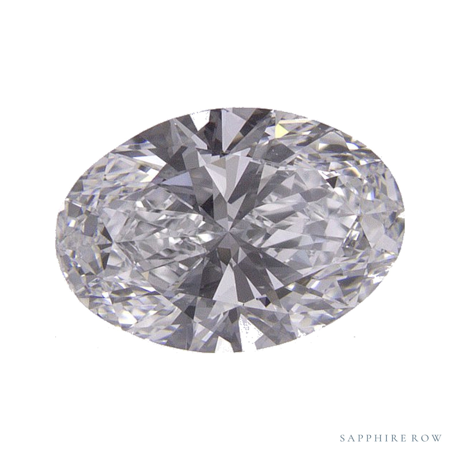 1.01 ct lab-grown diamond, oval cut | Sapphire Row · cut4