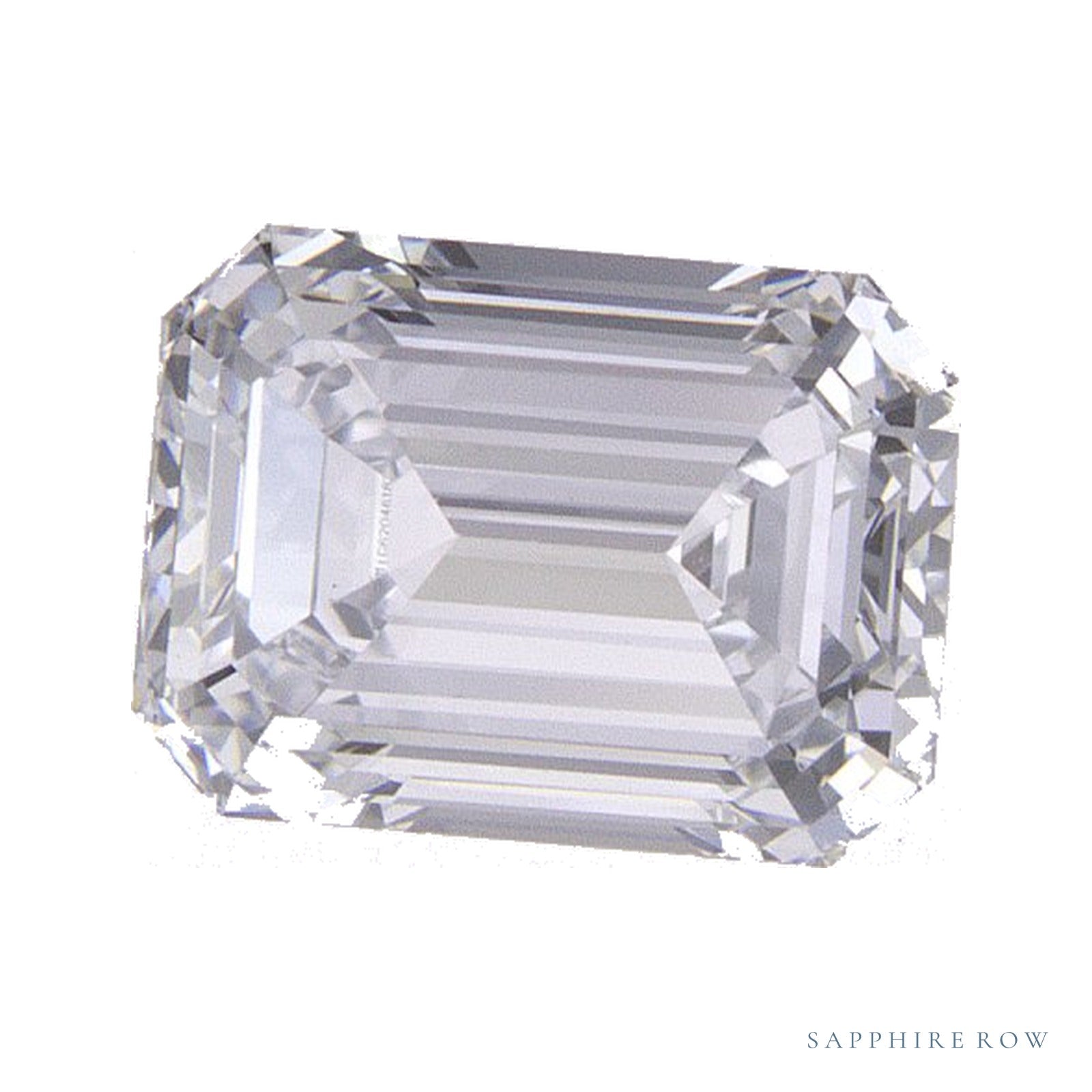 1.01 ct lab-grown diamond, emerald cut | Sapphire Row · cut4