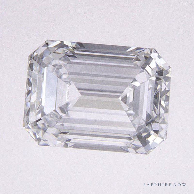 1.01 ct lab-grown diamond, emerald cut | Sapphire Row · cut6