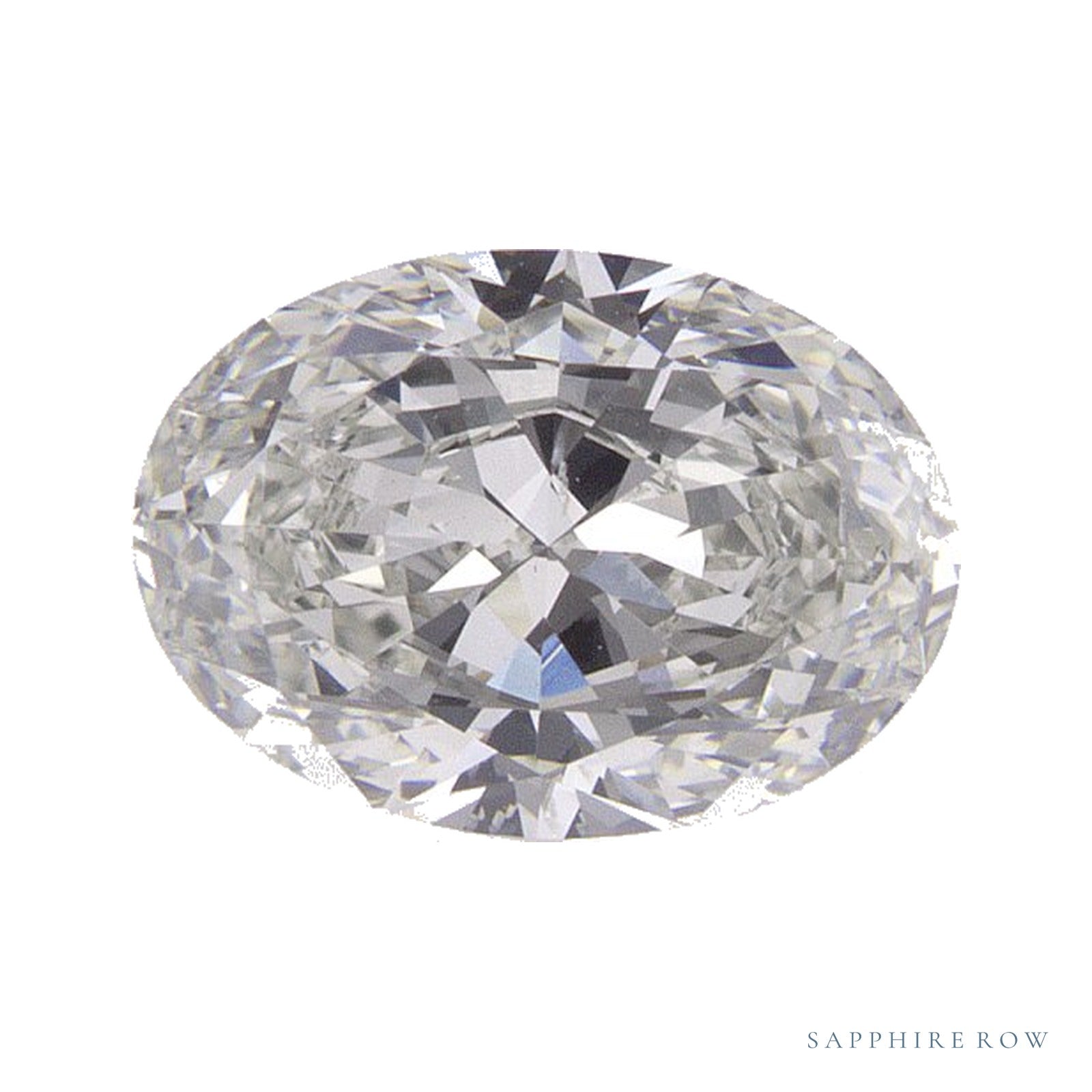 1.00 ct natural diamond, oval cut | Sapphire Row · cut4