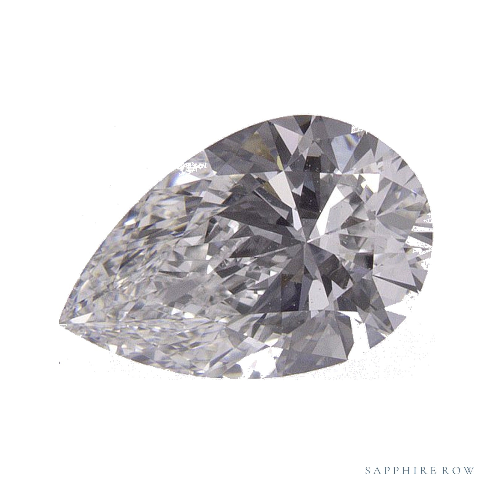 1.00 ct natural diamond, pear cut | Sapphire Row · cut4