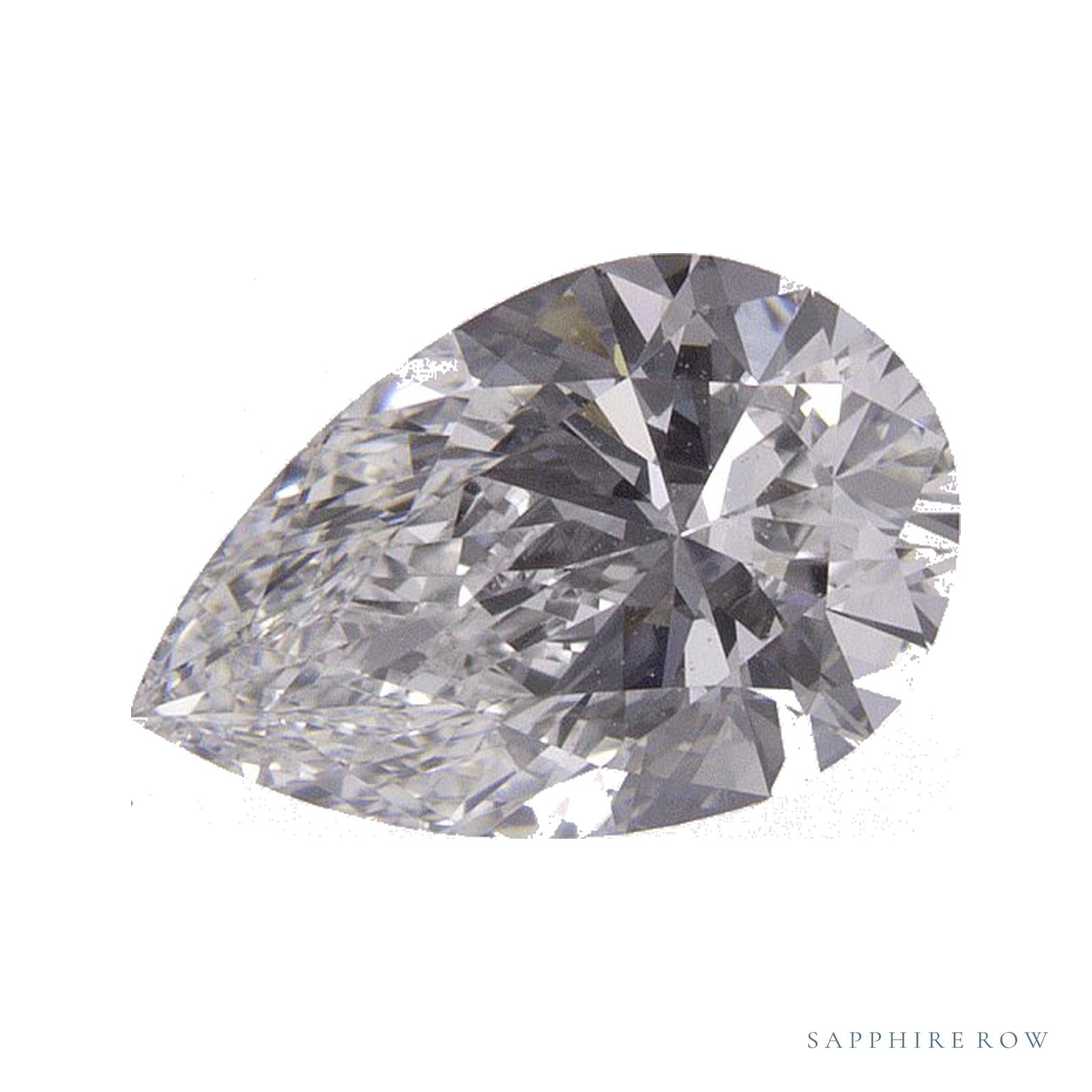 1.00 ct natural diamond, pear cut | Sapphire Row · cut4