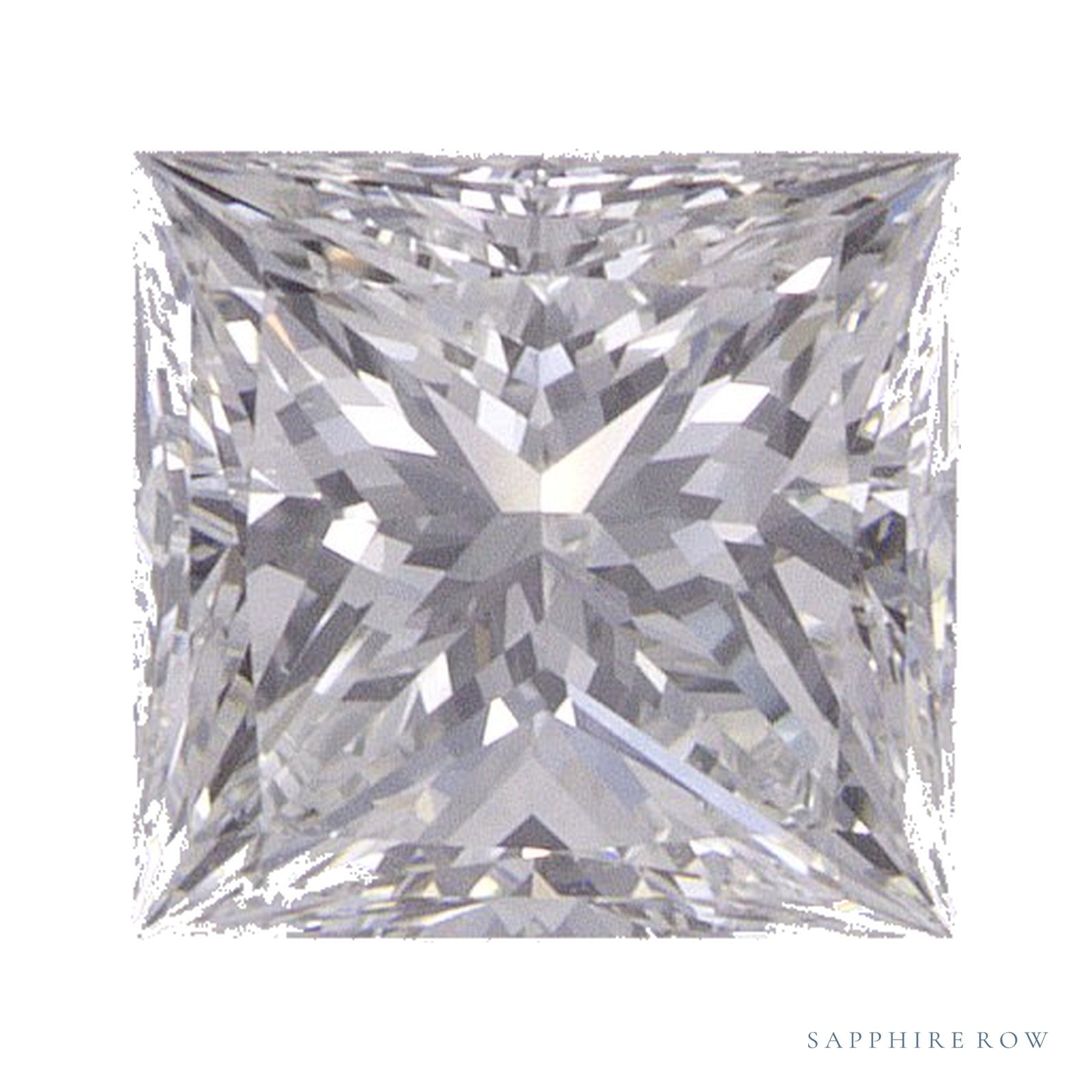1.00 ct natural diamond, square cut | Sapphire Row · cut4