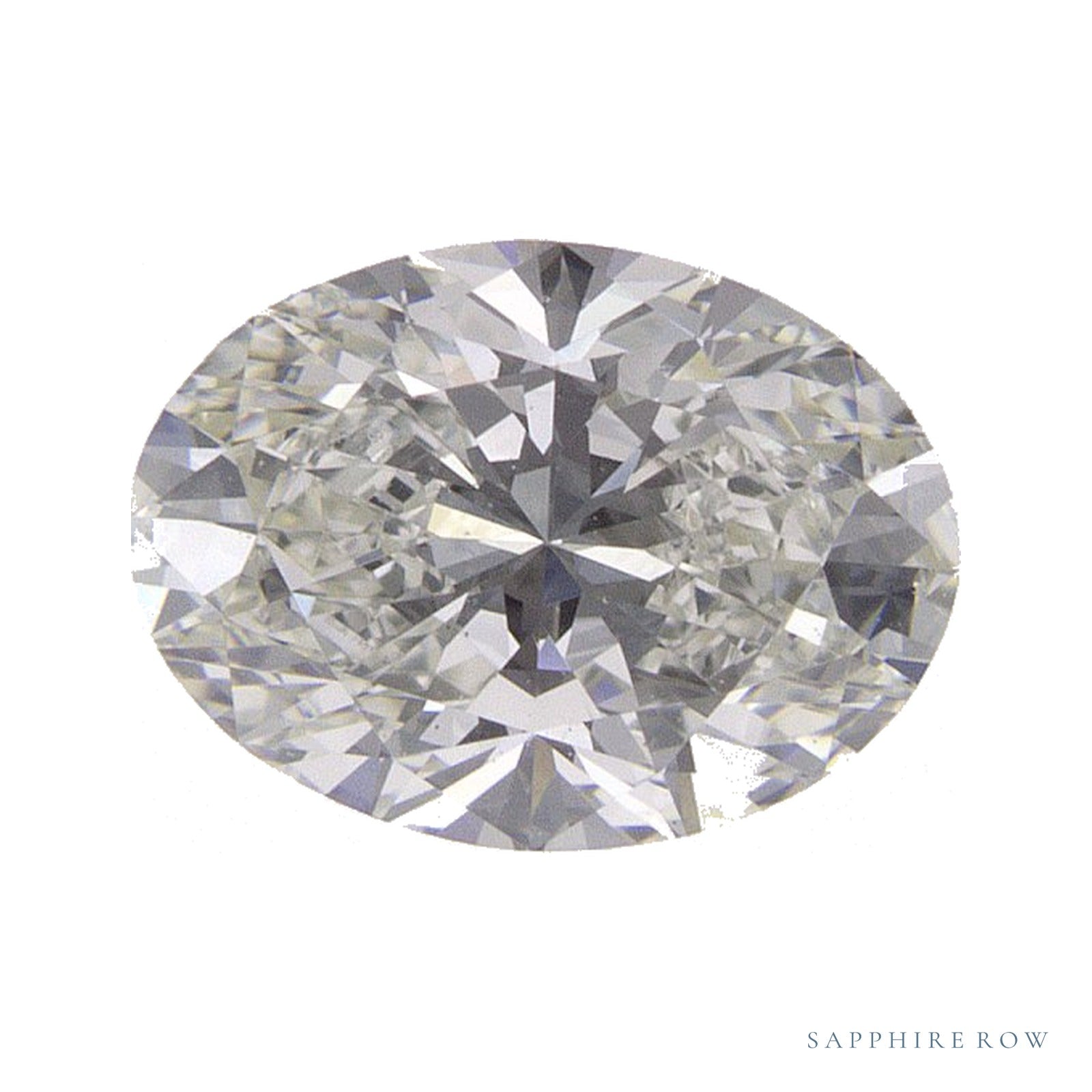 1.00 ct natural diamond, oval cut | Sapphire Row · cut4