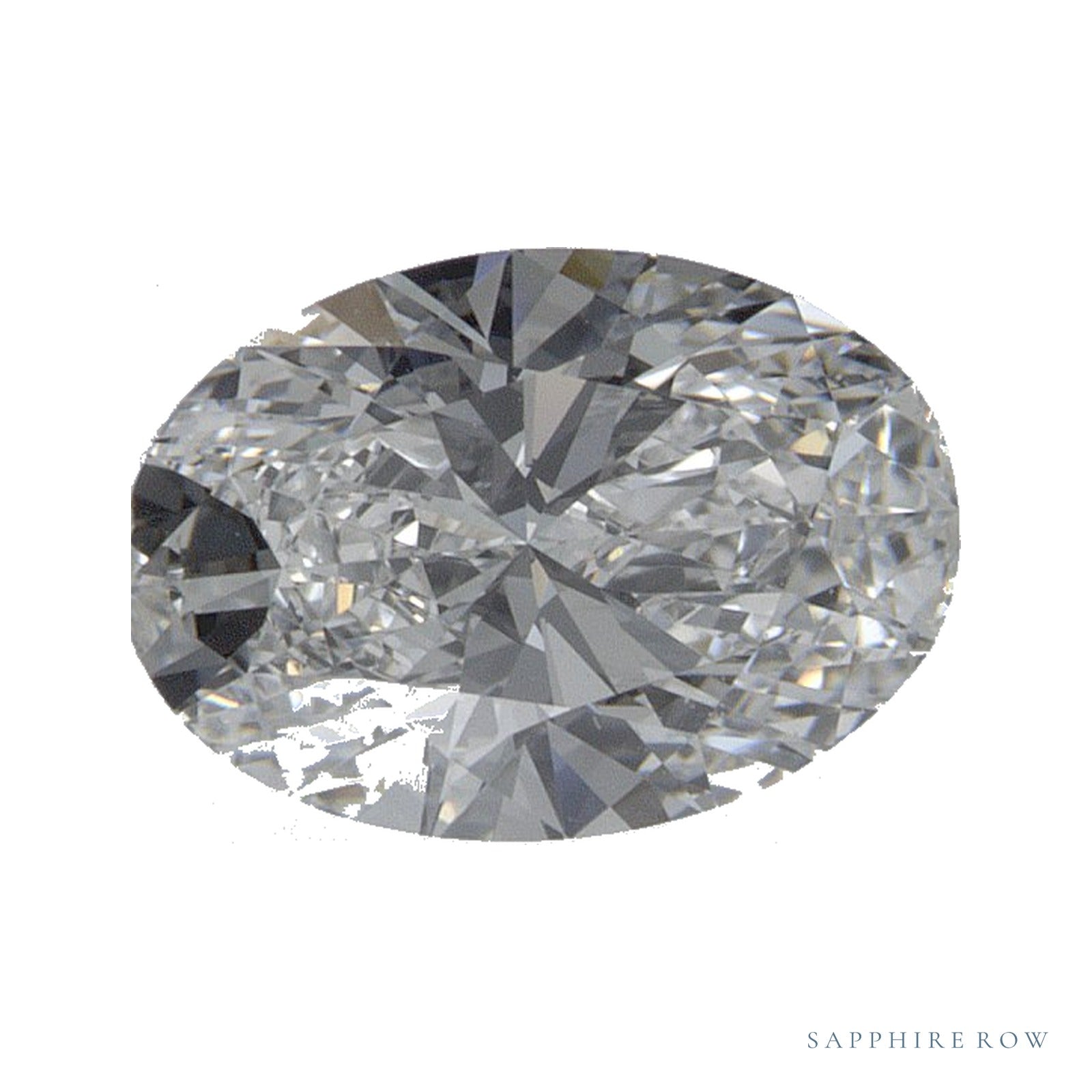 1.00 ct natural diamond, oval cut | Sapphire Row · cut4