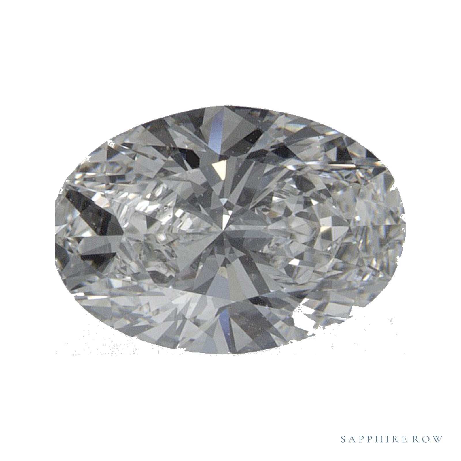 1.00 ct natural diamond, oval cut | Sapphire Row · cut4